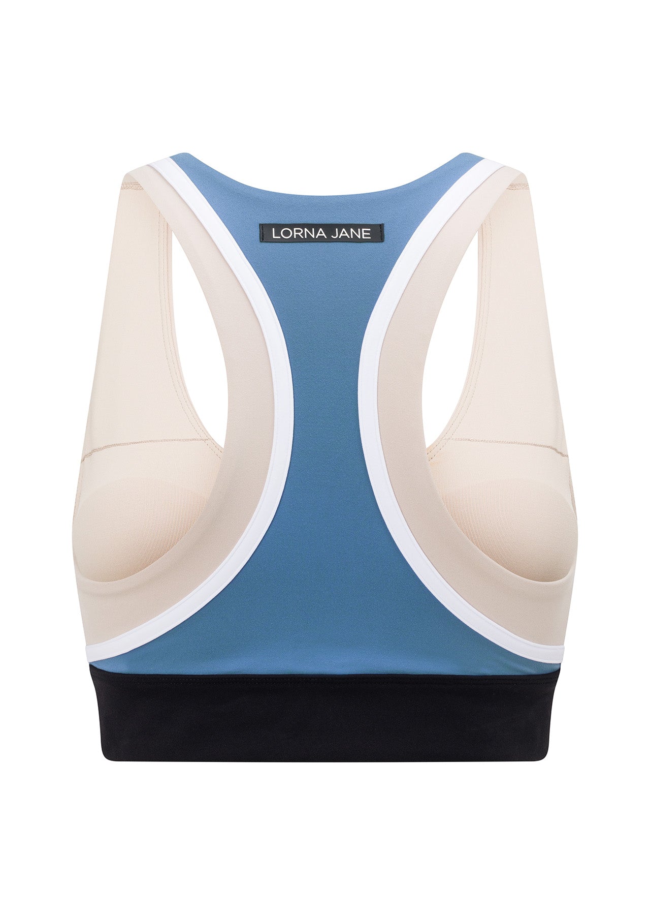 Lorna Jane HIIT Racer Sports Bra - Off White