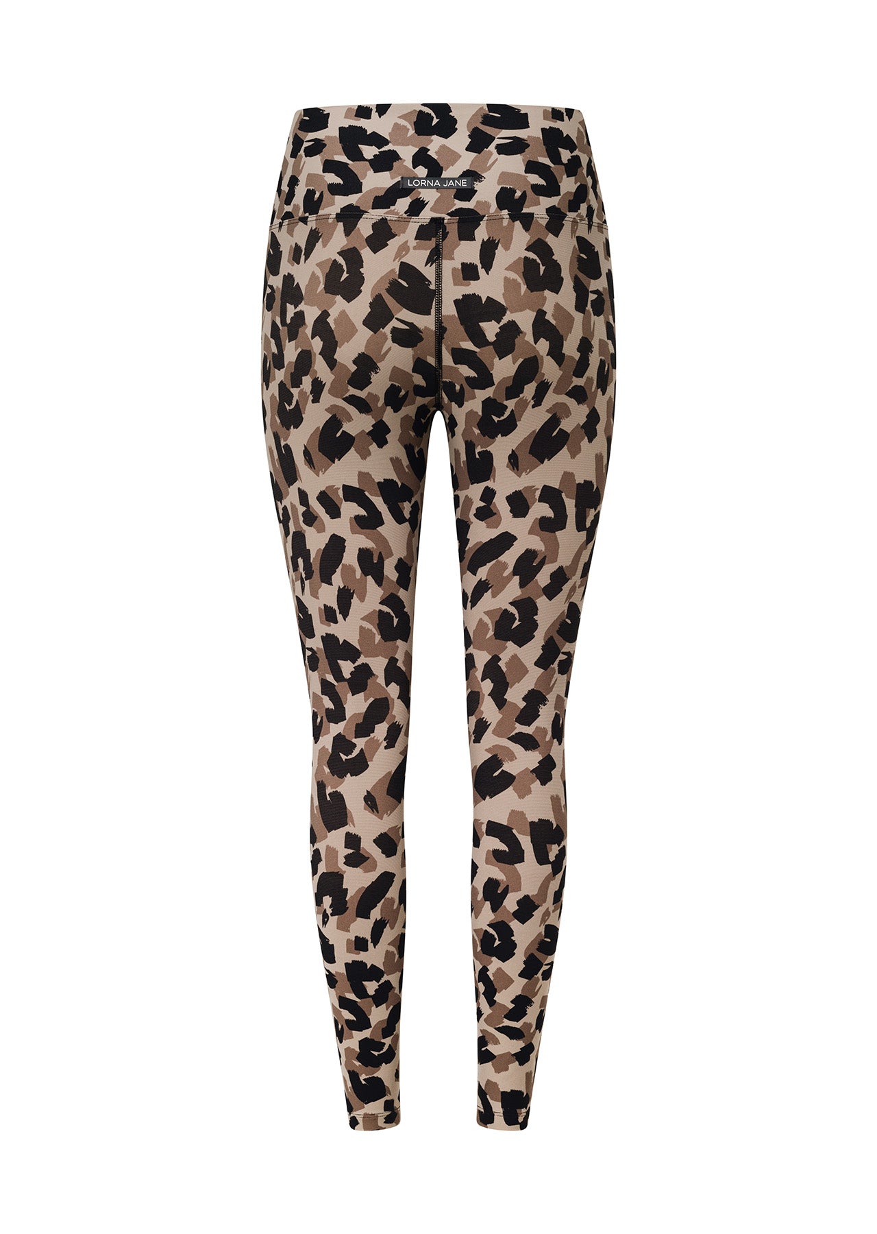 Lorna Jane Abstract Animal Excel Ankle Biter Leggings - Abstract Cheetah Print