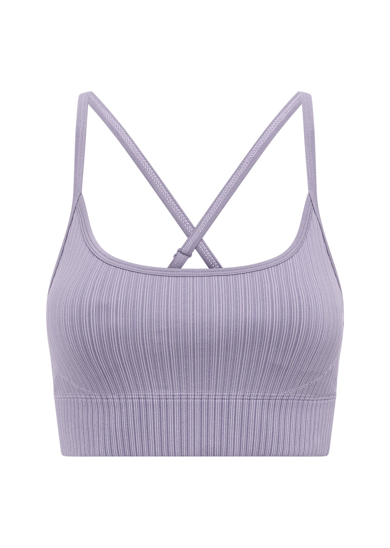 Lorna Jane Seamless Swim Longline Sports Bra - Lavender