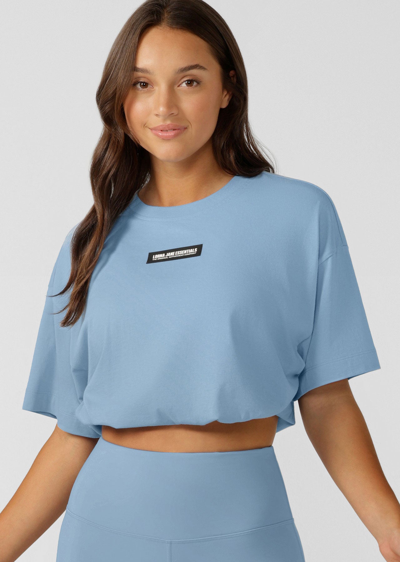 Lorna Jane Trailblazer Cropped Tee - Moontide