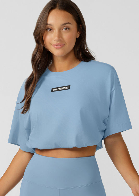 Lorna Jane Trailblazer Cropped Tee - Moontide