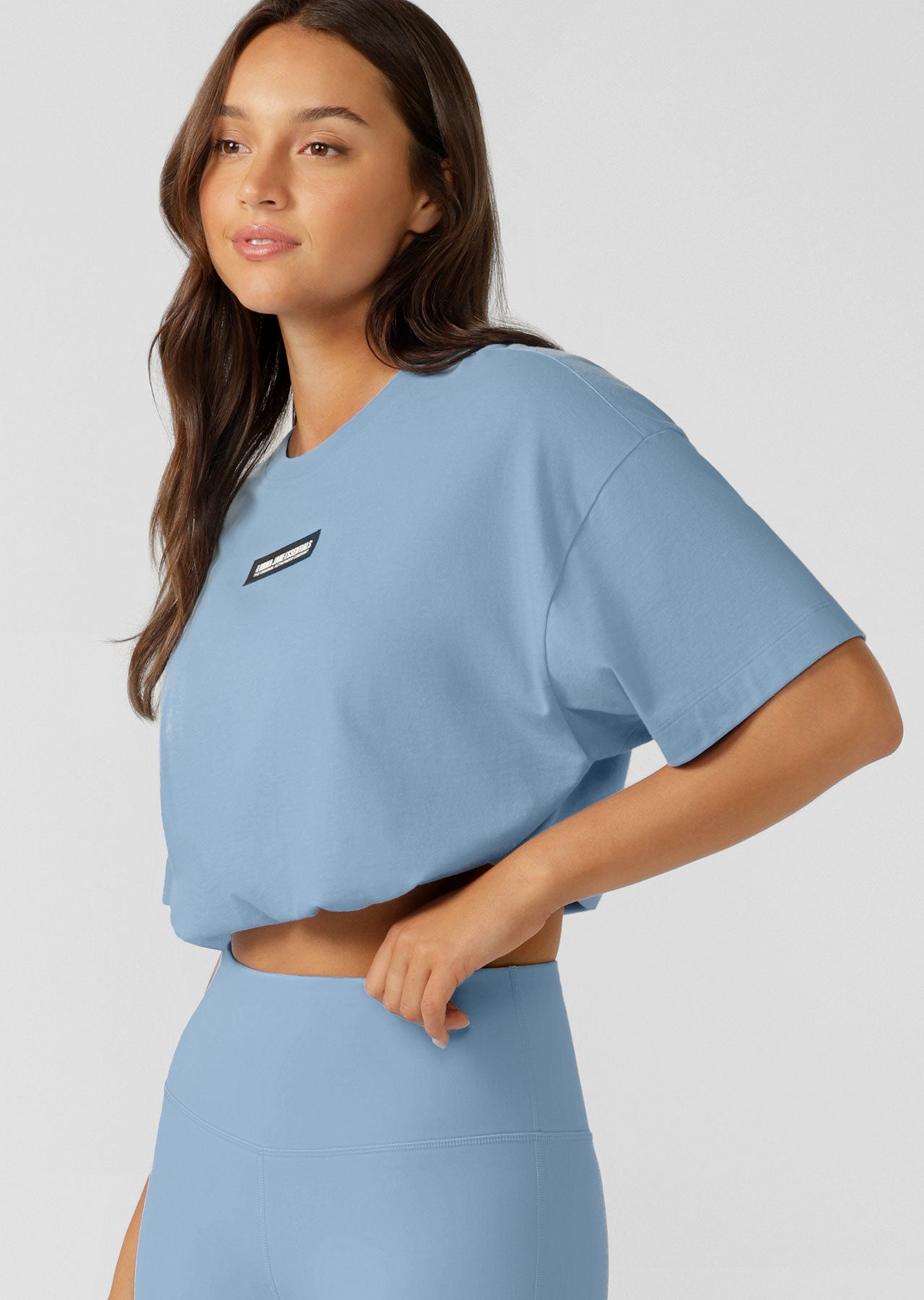 Lorna Jane Trailblazer Cropped Tee - Moontide