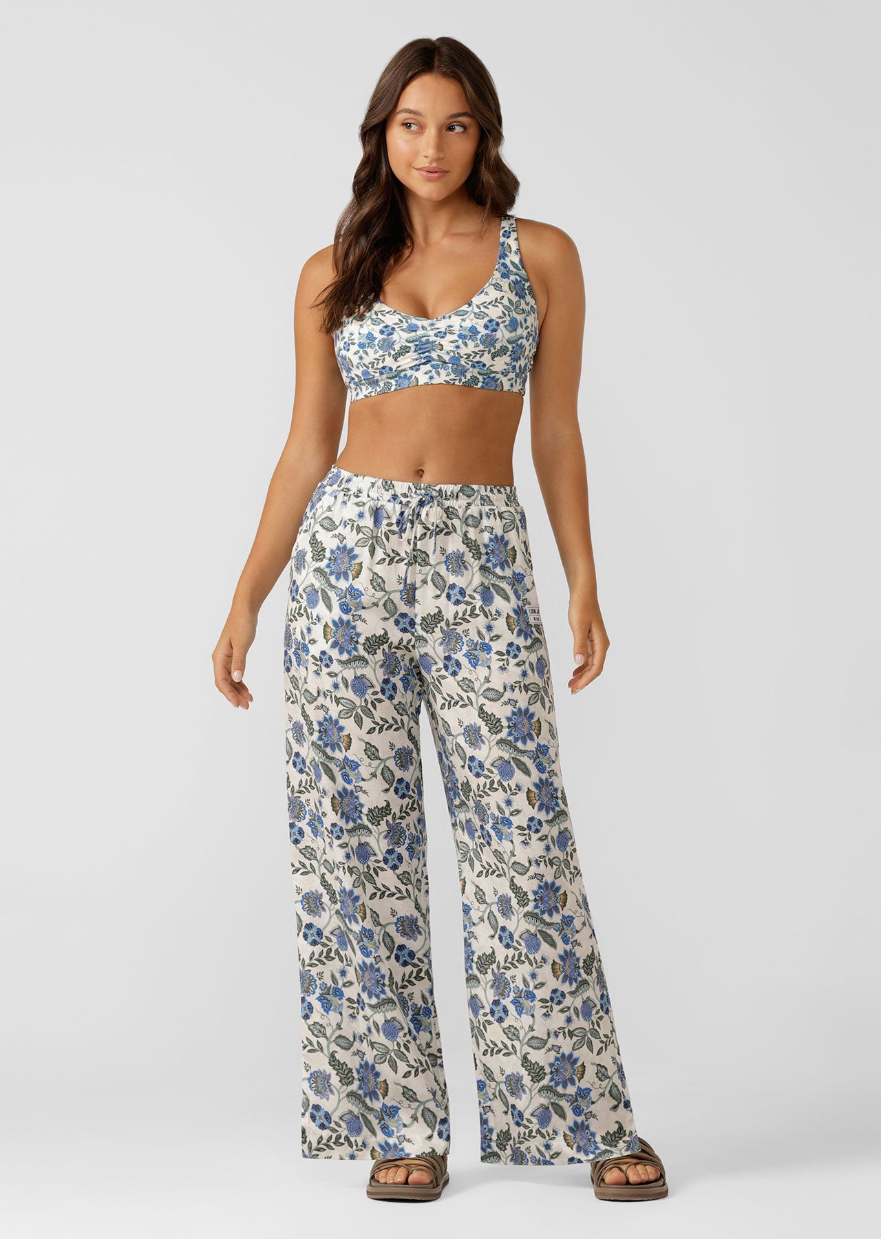 Lorna Jane Happy Hour Pants - Native Garden Floral Print