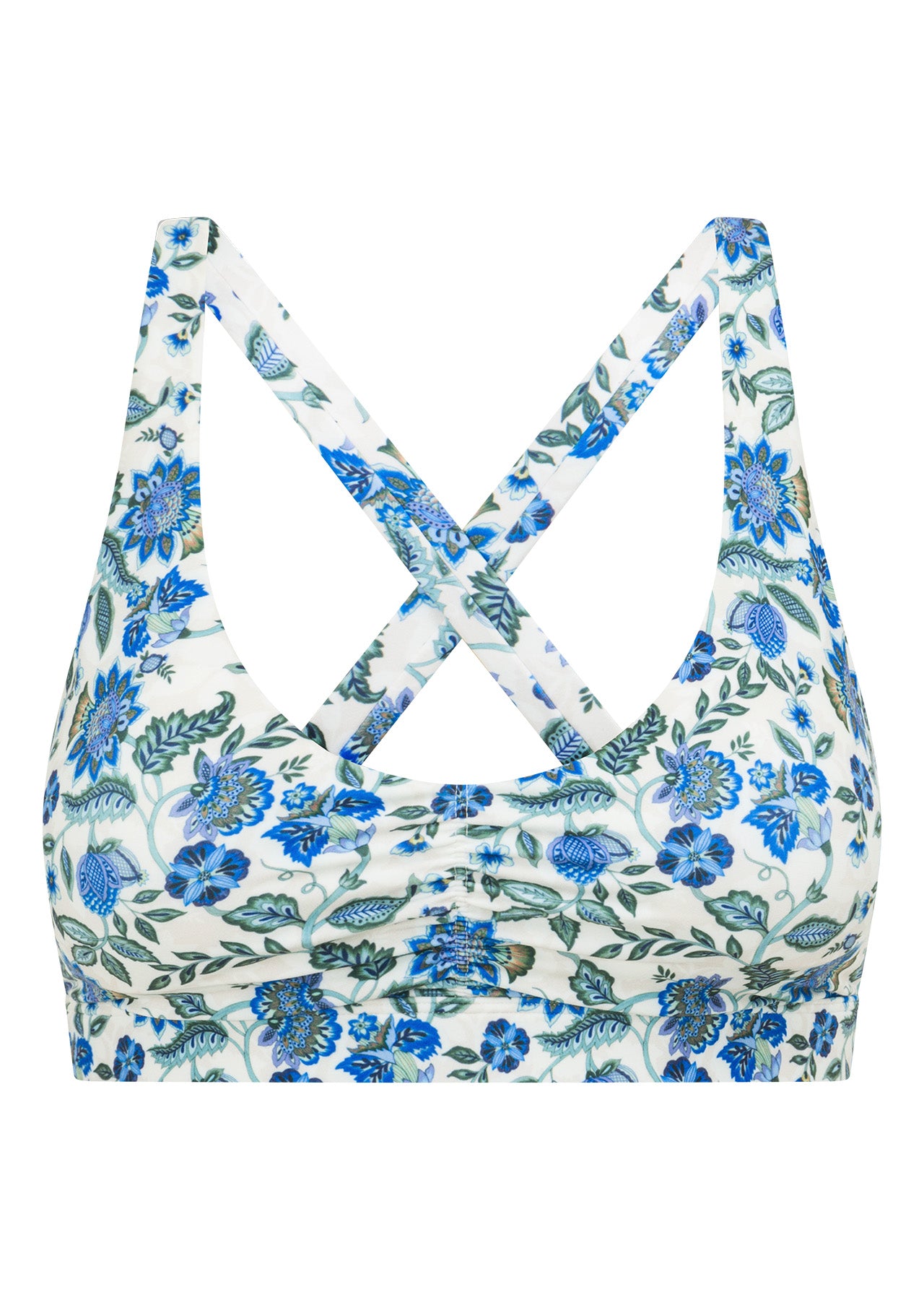 Lorna Jane Happy Hour Sports Bra - Native Garden Floral Print