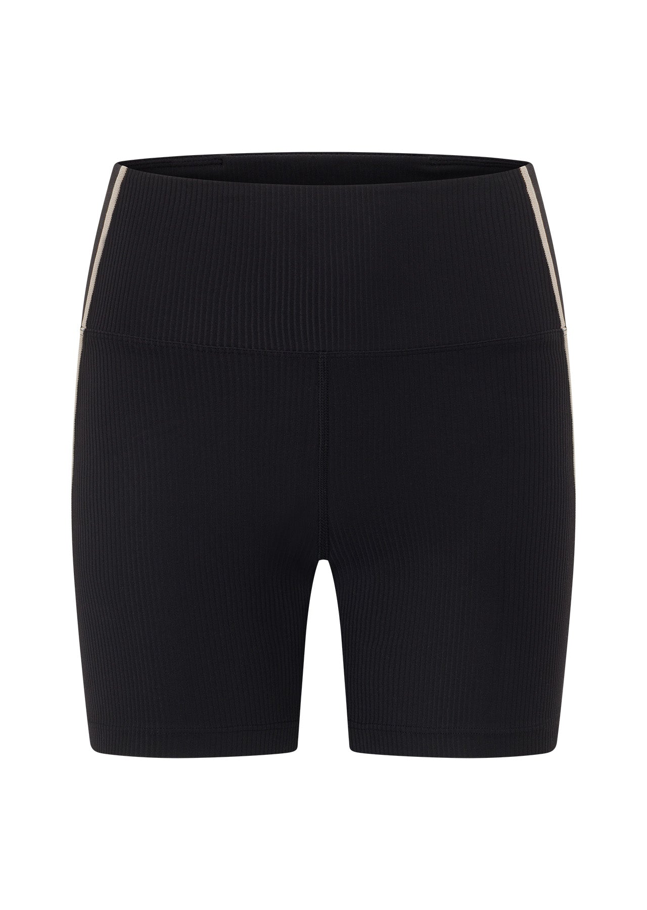 Lorna Jane Second Nature Luxe Rib 12cm Bike Shorts - Black