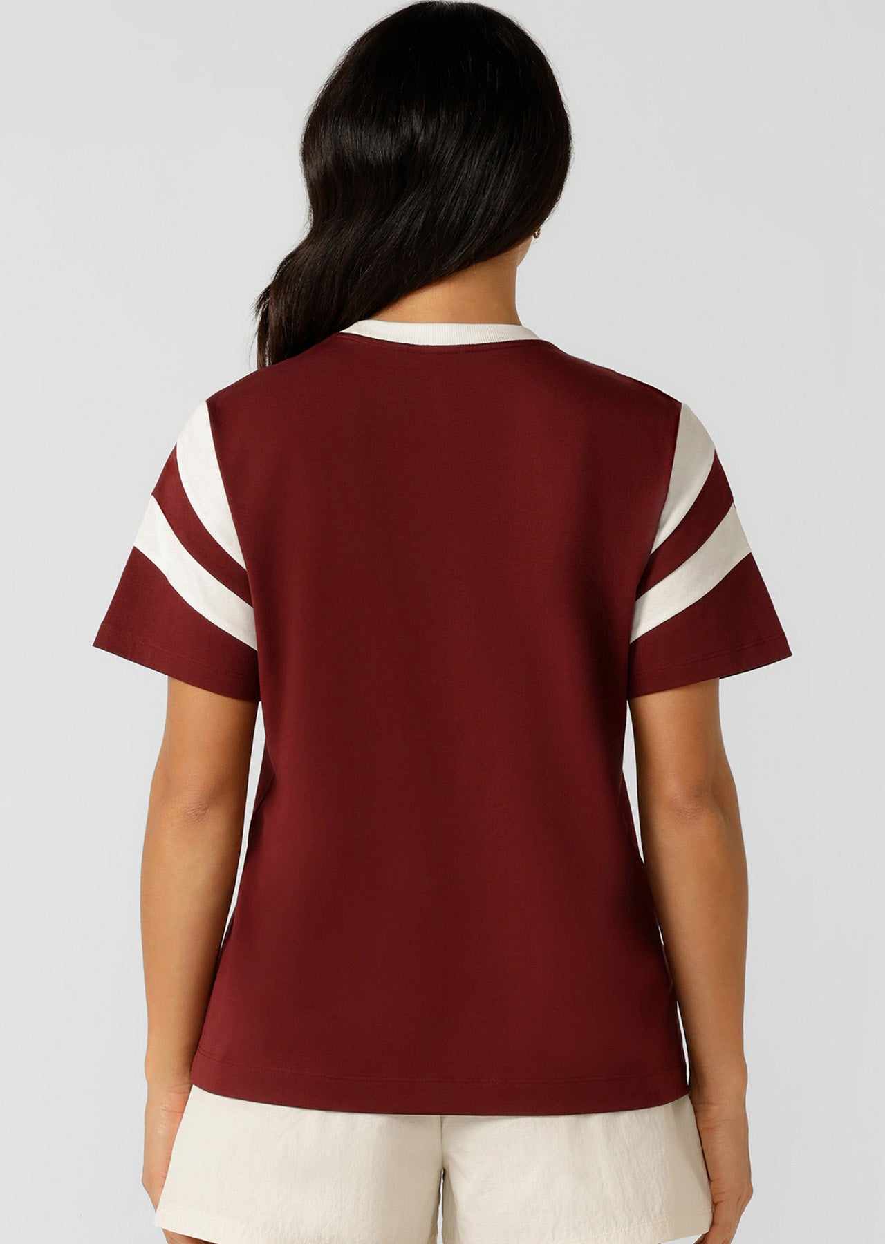 Lorna Jane LJ Track T-Shirt - Merlot