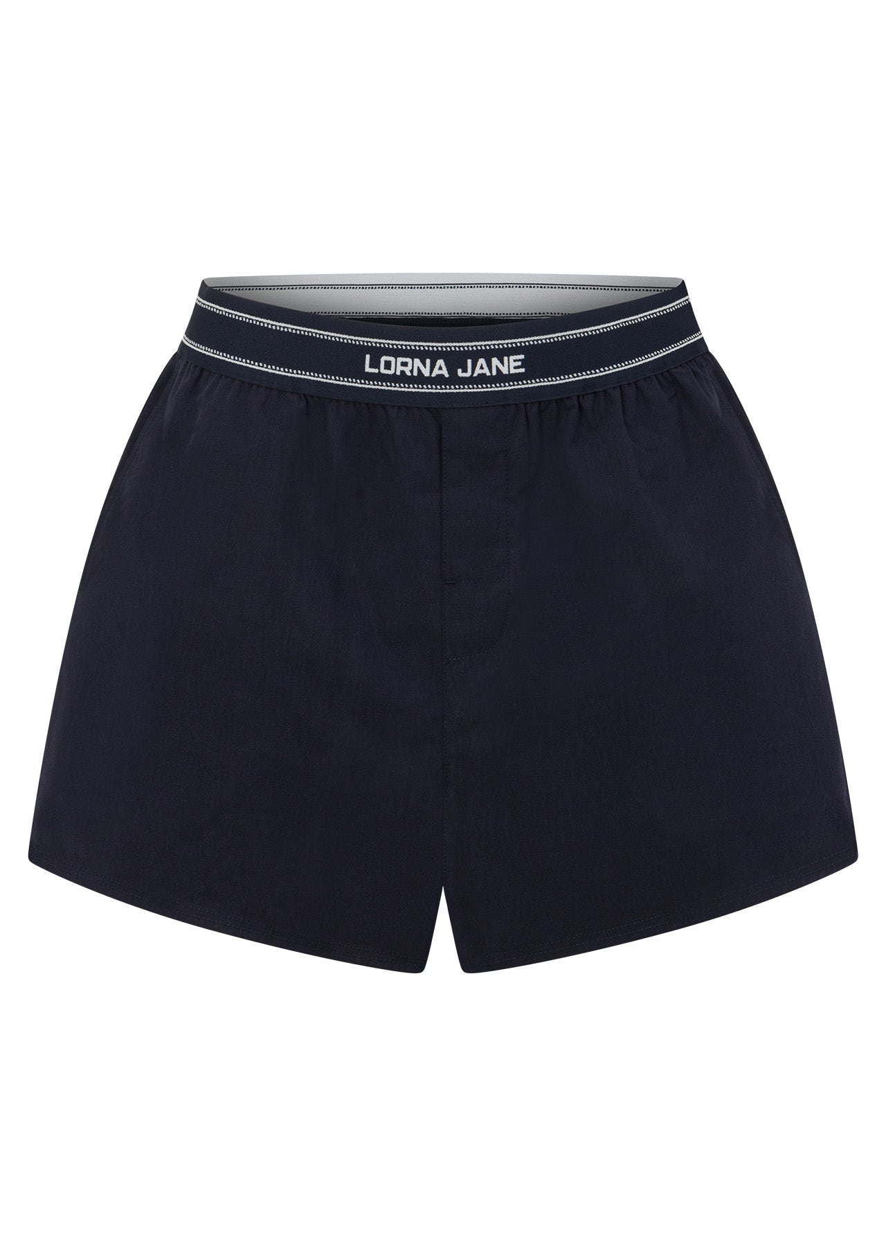 Lorna Jane Effortless Boxer Shorts - Midnight Blue