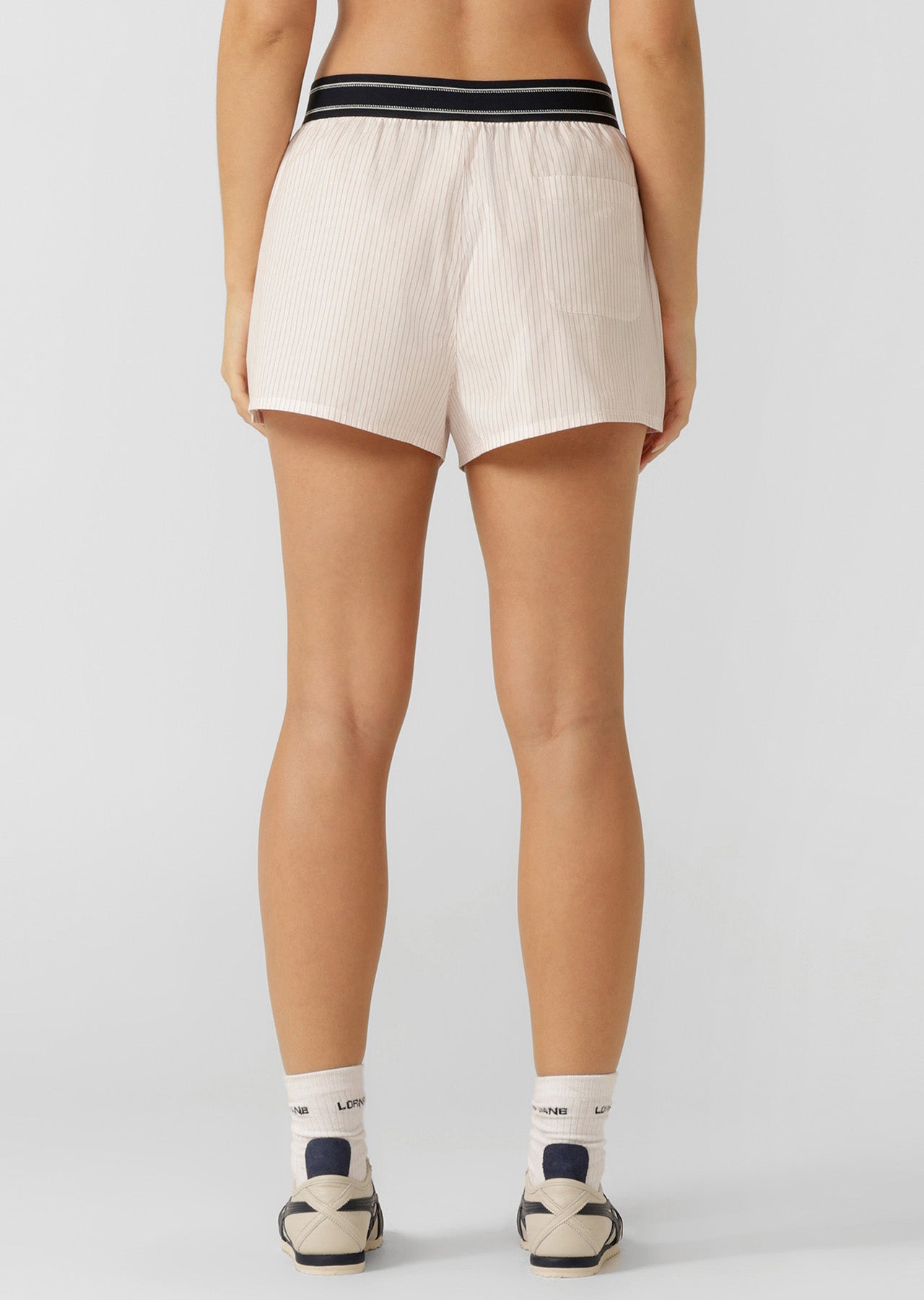 Lorna Jane Effortless Boxer Shorts - Red Stripe