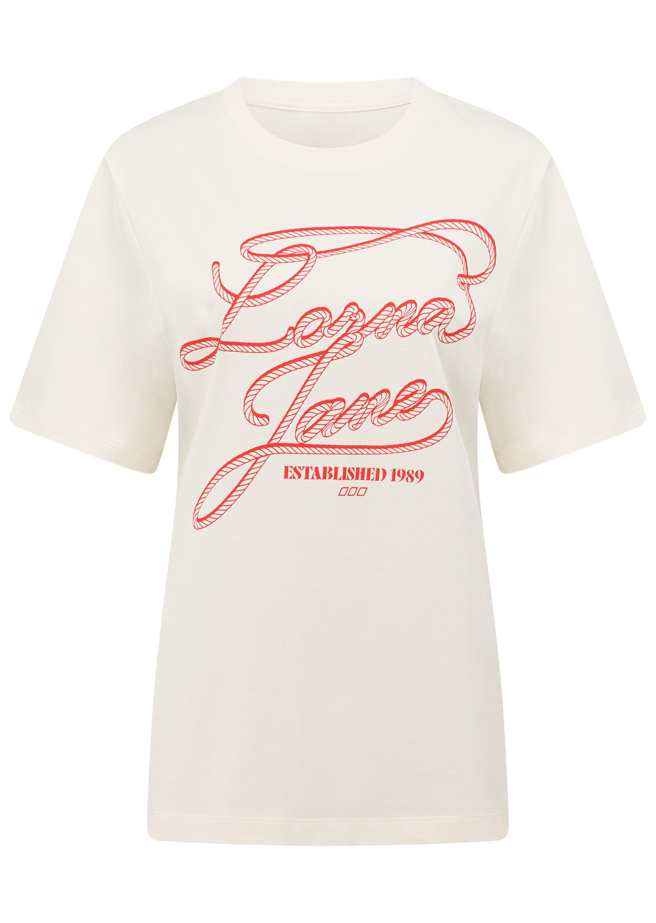 Lorna Jane Rodeo Relaxed T-Shirt - Cream