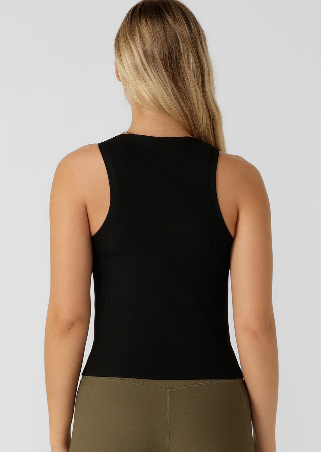 Lorna Jane Dynamic Active Rib Tank - Black