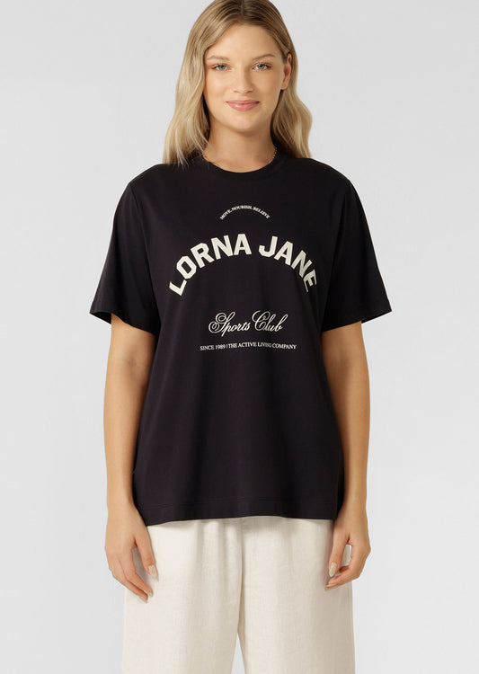 Lorna Jane Sports Club T-Shirt - Midnight Blue