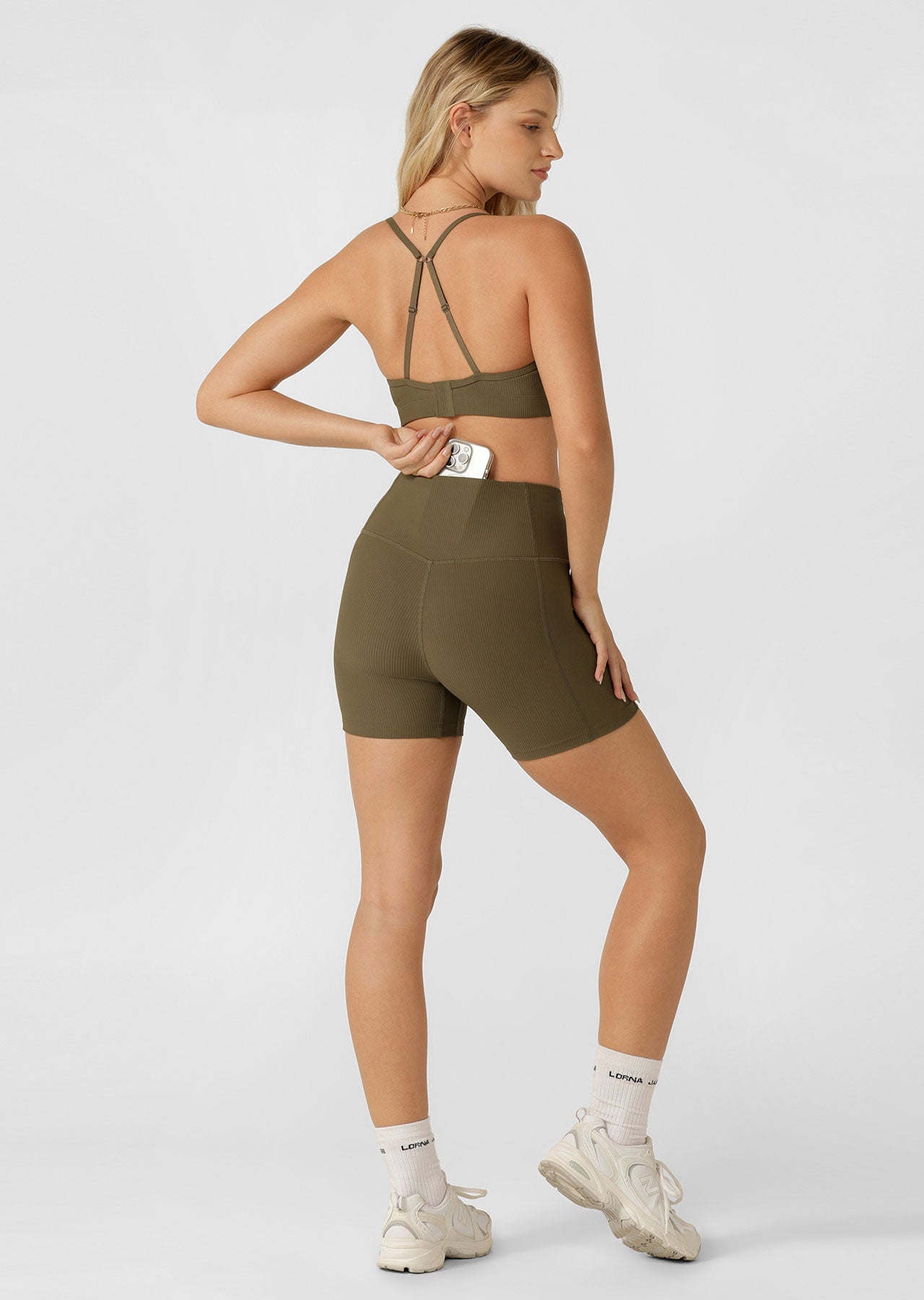 Lorna Jane Gym To Swim 12cm Bike Shorts - Hazel