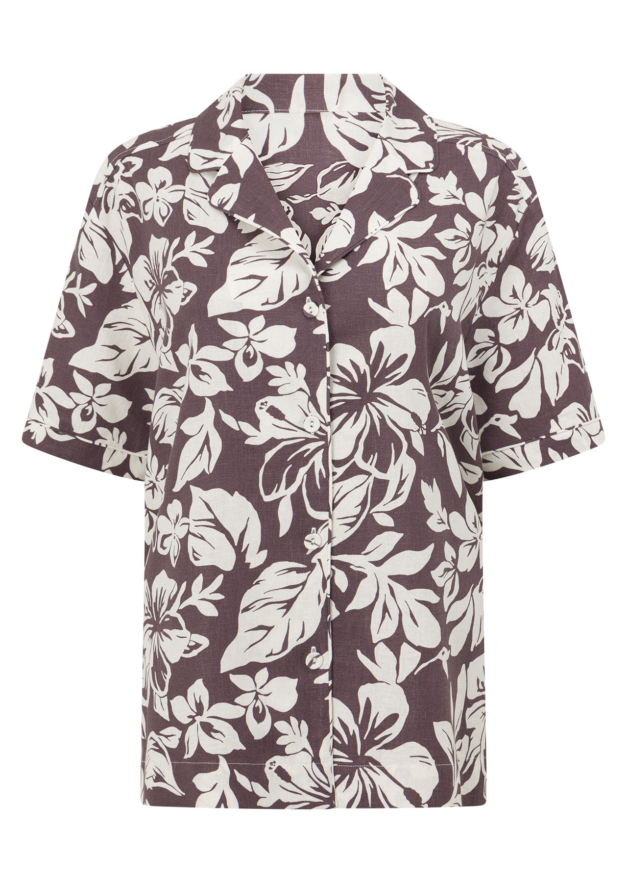 Lorna Jane Hibiscus Weekend Shirt - Hibiscus Print