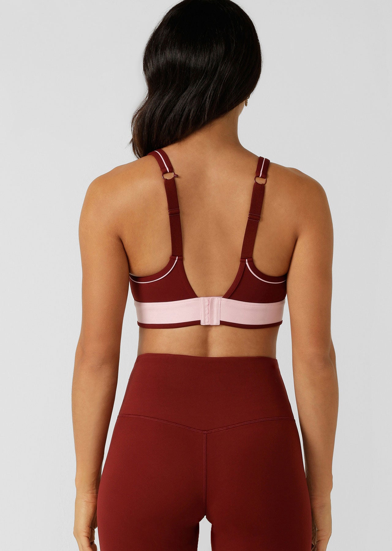 Lorna Jane Limited Edition Amy Max Support Sports Bra - Merlot