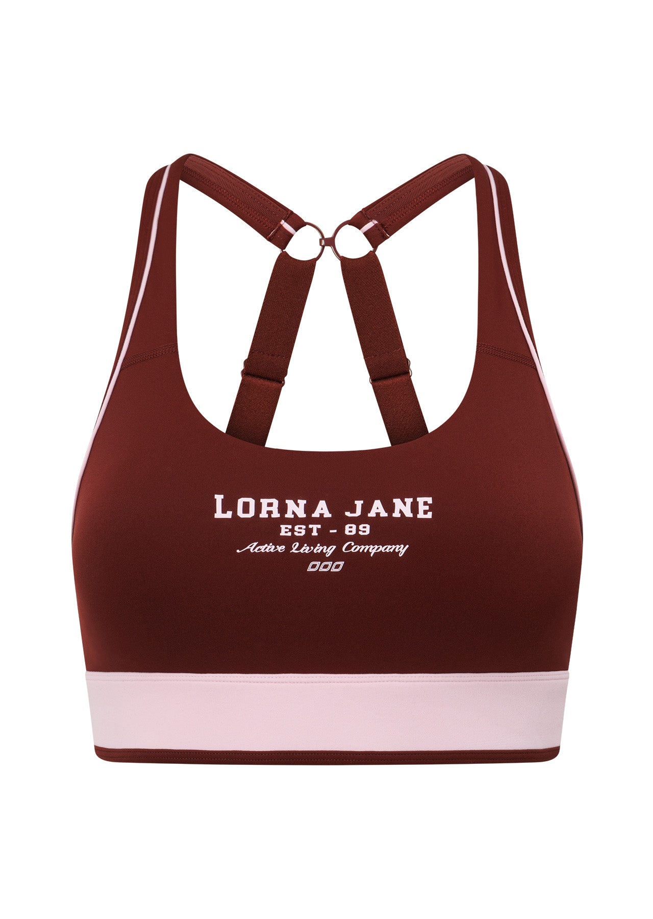 Lorna Jane Limited Edition Amy Max Support Sports Bra - Merlot