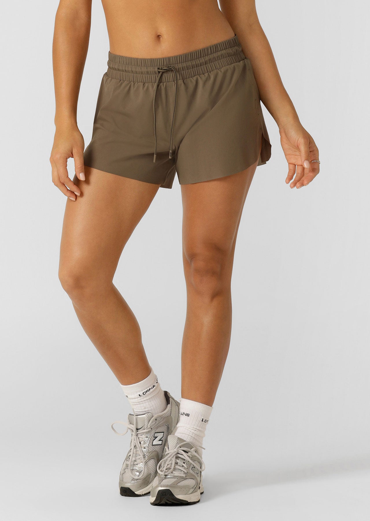 Lorna Jane Track Star Run Shorts - Hazel