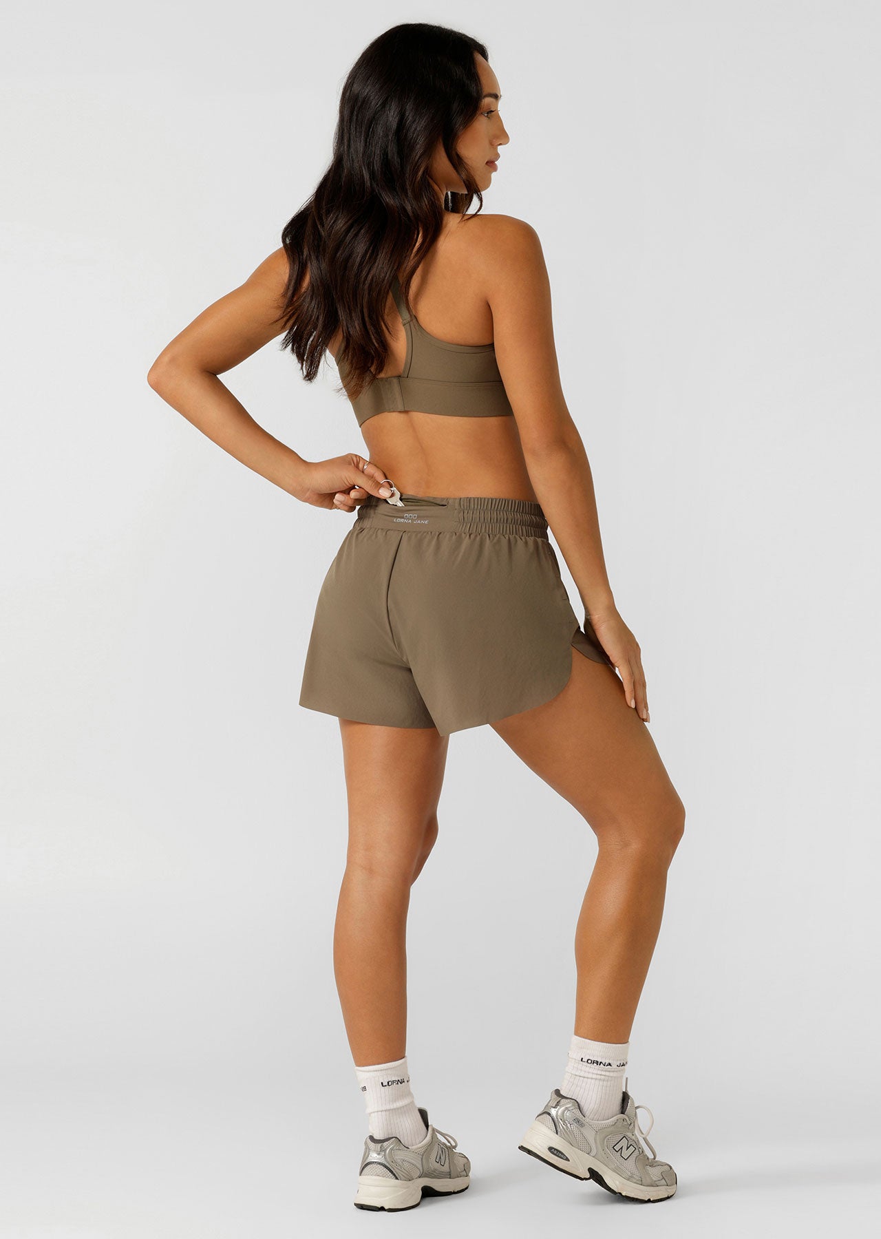 Lorna Jane Track Star Run Shorts - Hazel