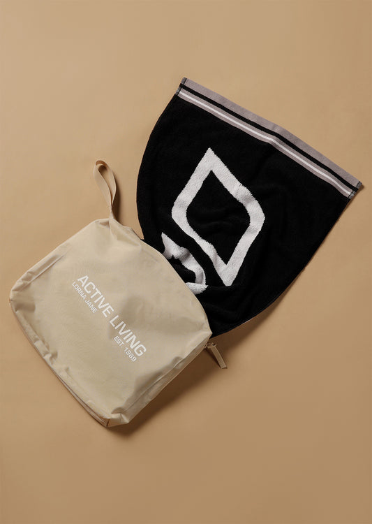 Lorna Jane Icon Sweat Towel - Black
