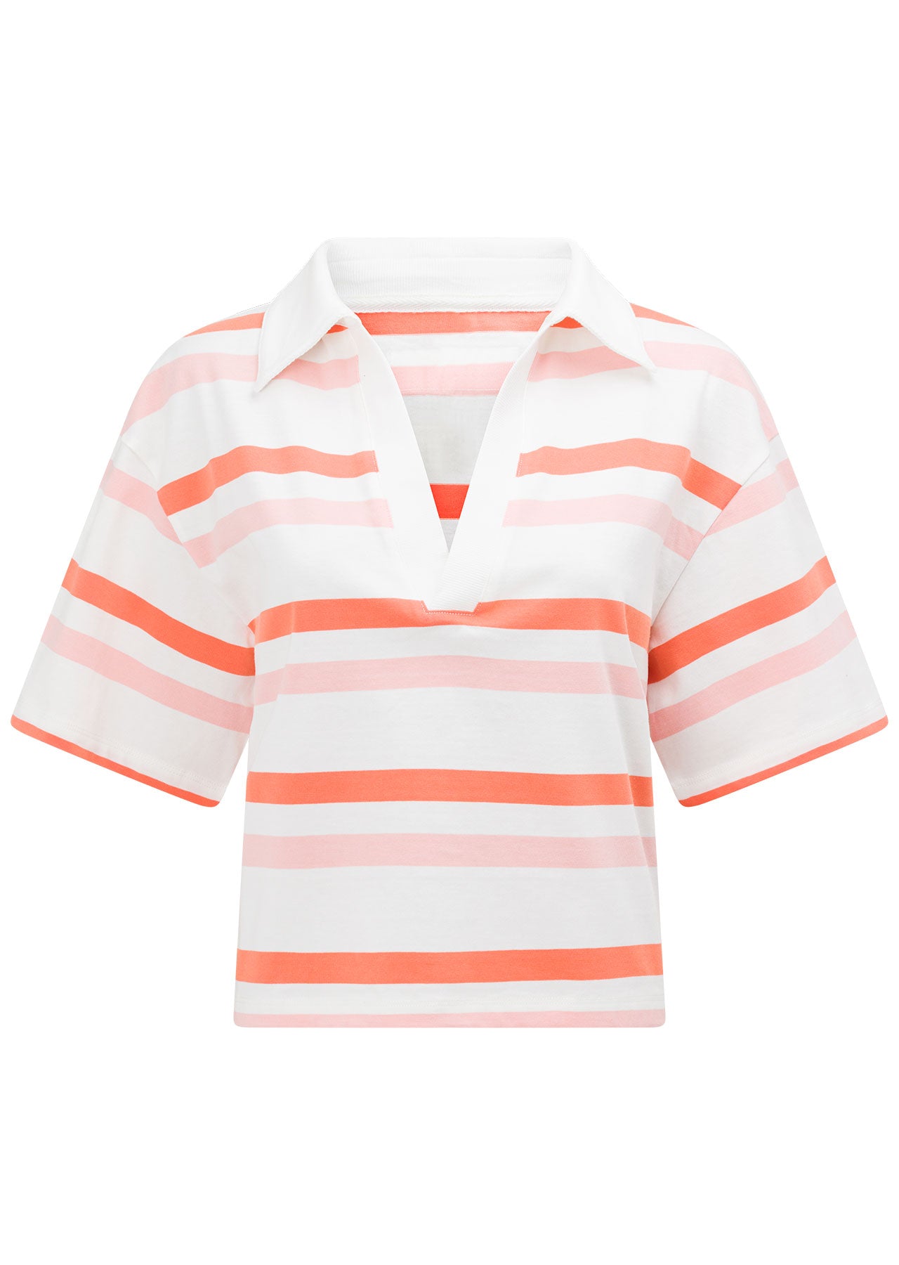 Lorna Jane Tropicana Stripe Rugby Top - Tropicana Stripe