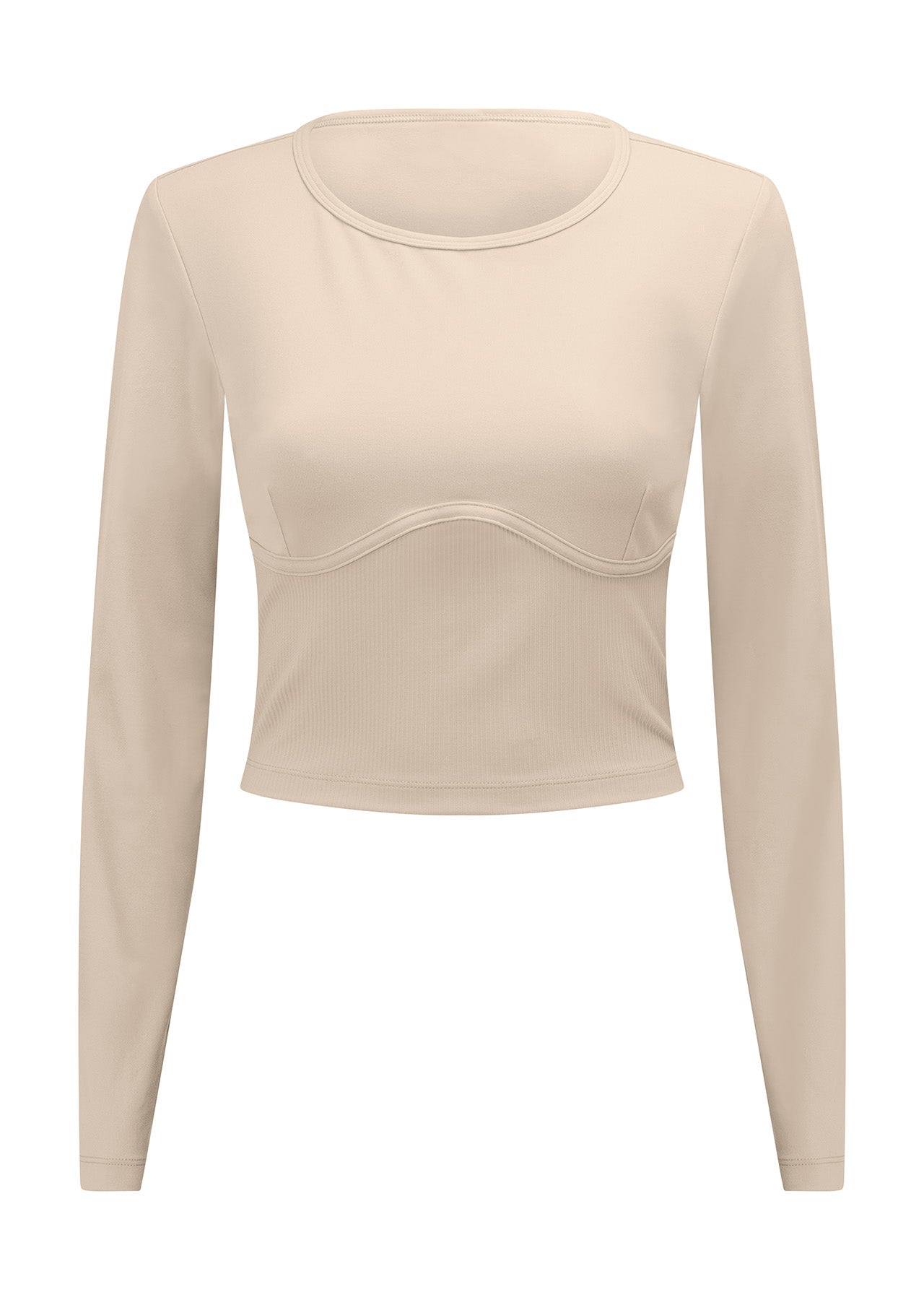 Lorna Jane Contour Active Long Sleeve Top - Off White