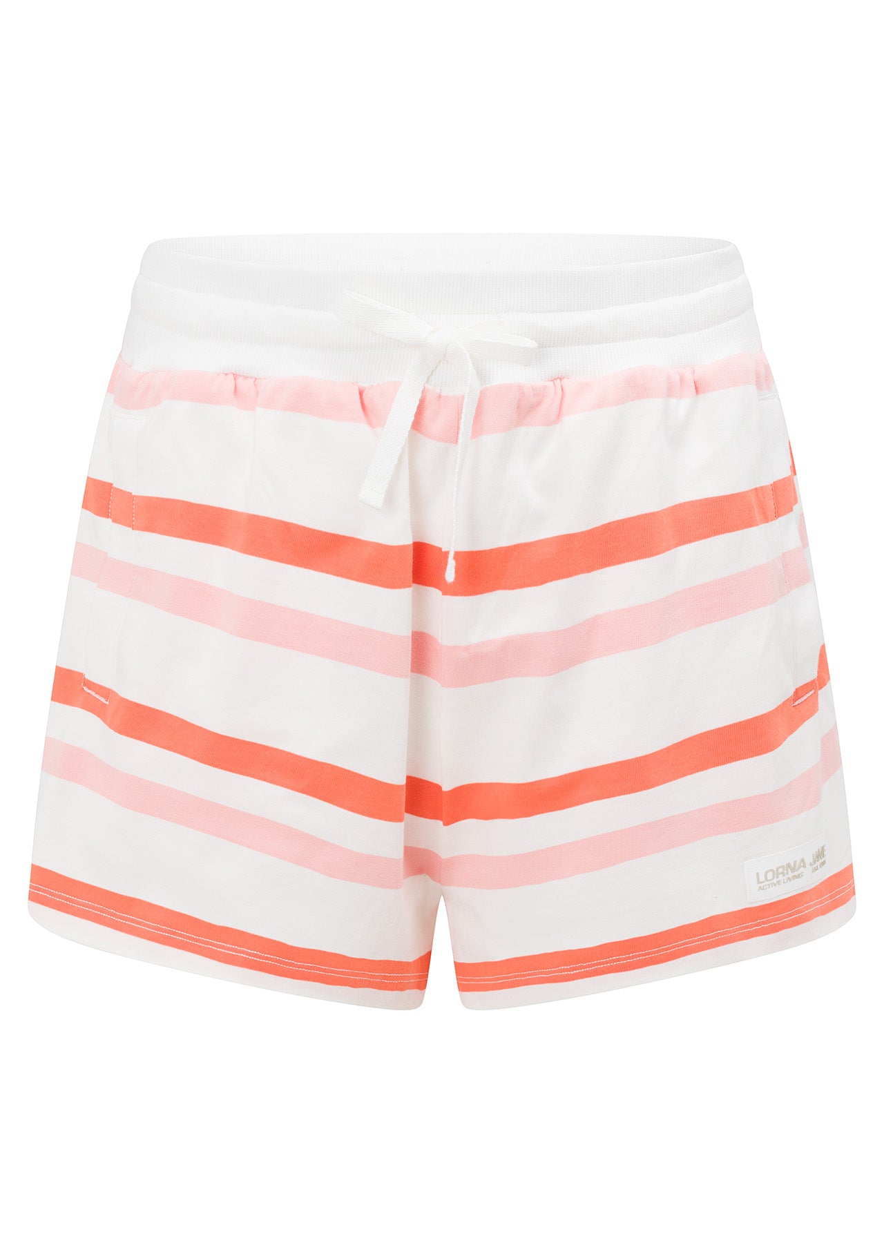 Lorna Jane Tropicana Stripe Rugby Shorts - Tropicana Stripe