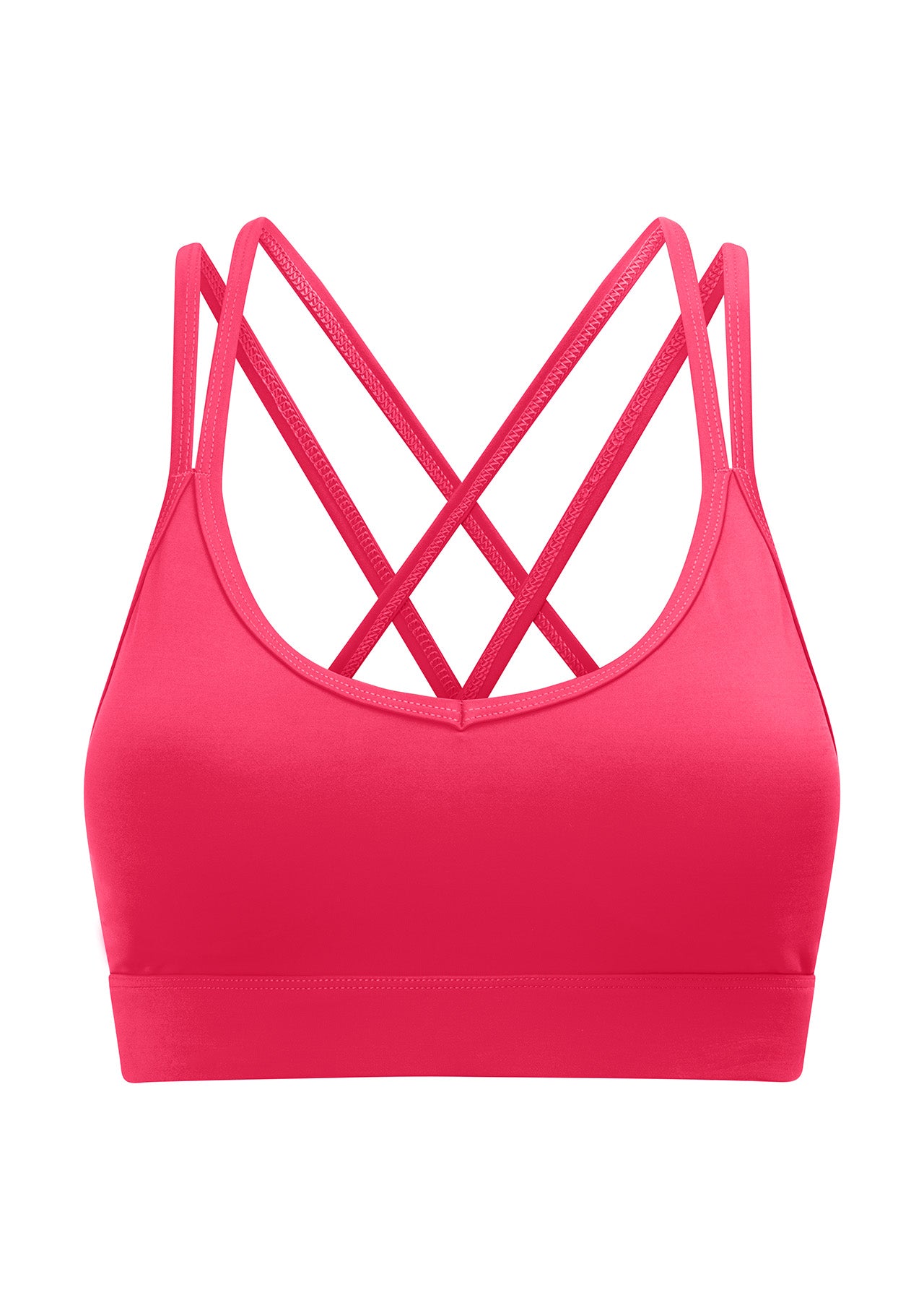 Lorna Jane Cool Touch Lunar Sports Bra - Neon Raspberry