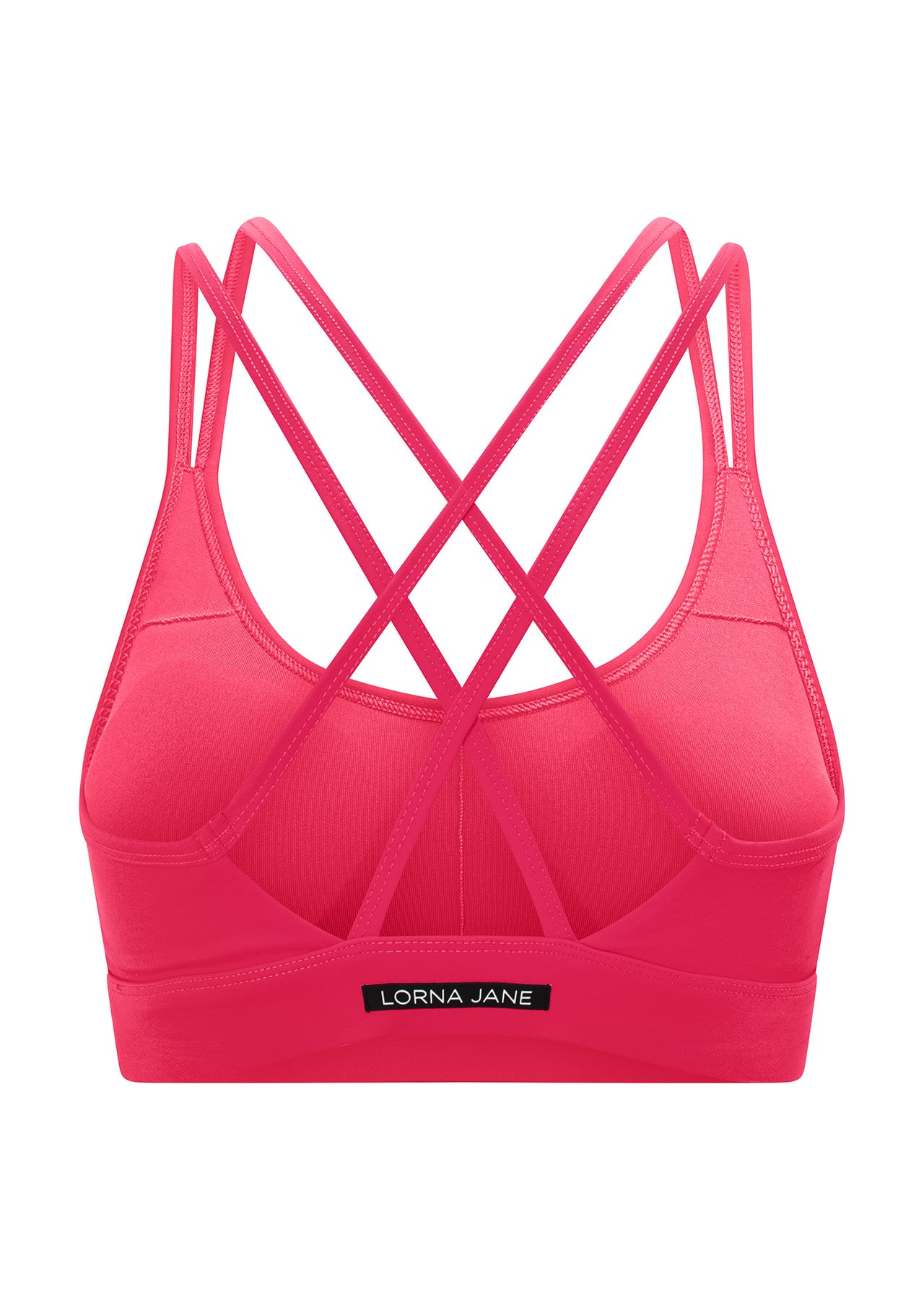 Lorna Jane Cool Touch Lunar Sports Bra - Neon Raspberry