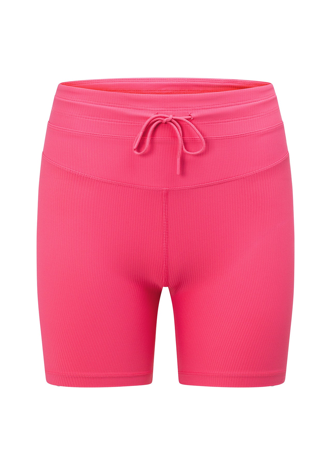 Lorna Jane Flaunt It Rib Bike Shorts - Babin Pink