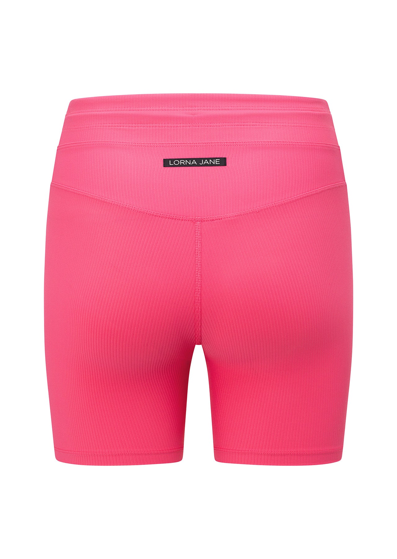 Lorna Jane Flaunt It Rib Bike Shorts - Babin Pink