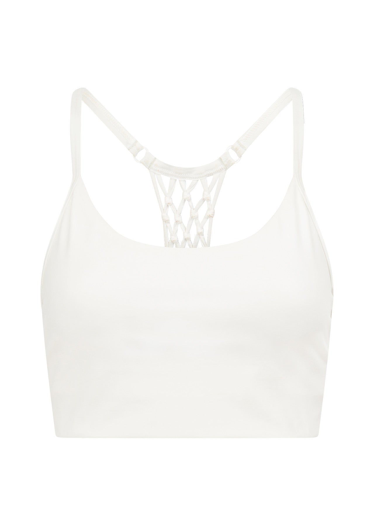 Lorna Jane Reset Longline Bra Tank Combo - Porcelain