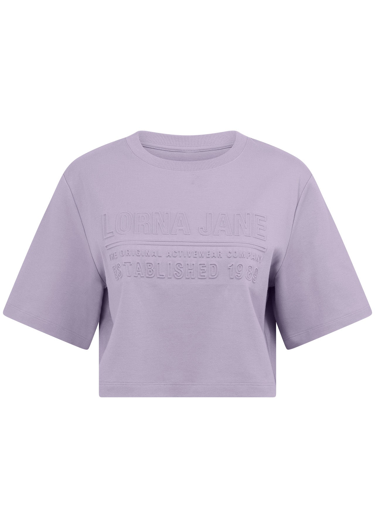 Lorna Jane Essential Cropped Tee - Lavender