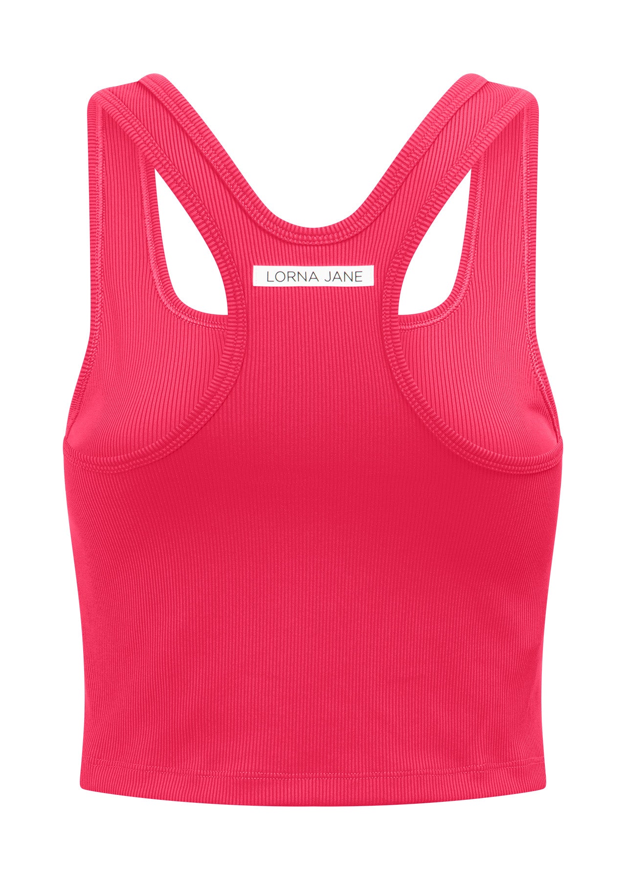 Lorna Jane Muse Rib Active Tank - Neon Raspberry