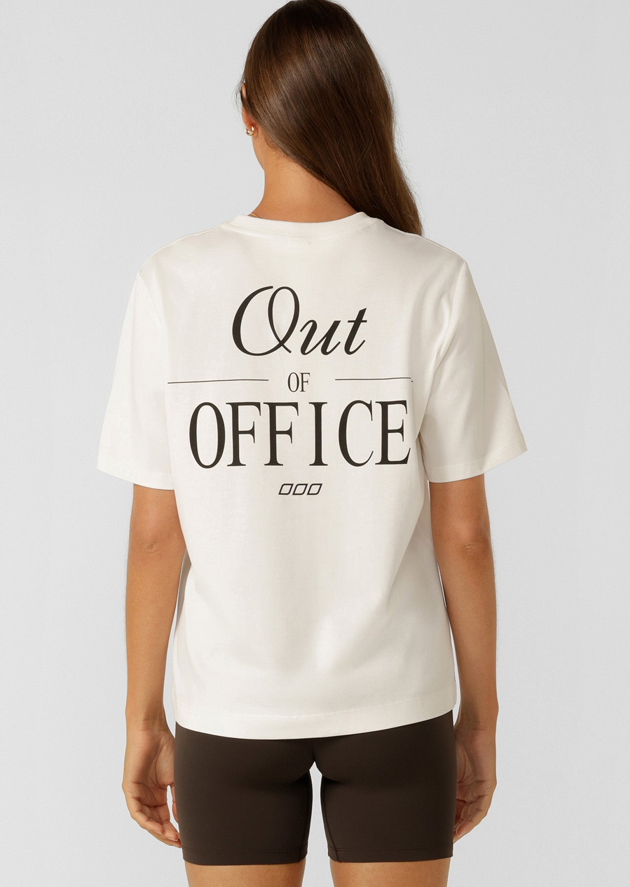 Lorna Jane Out Of Office Relaxed T-shirt - Porcelain