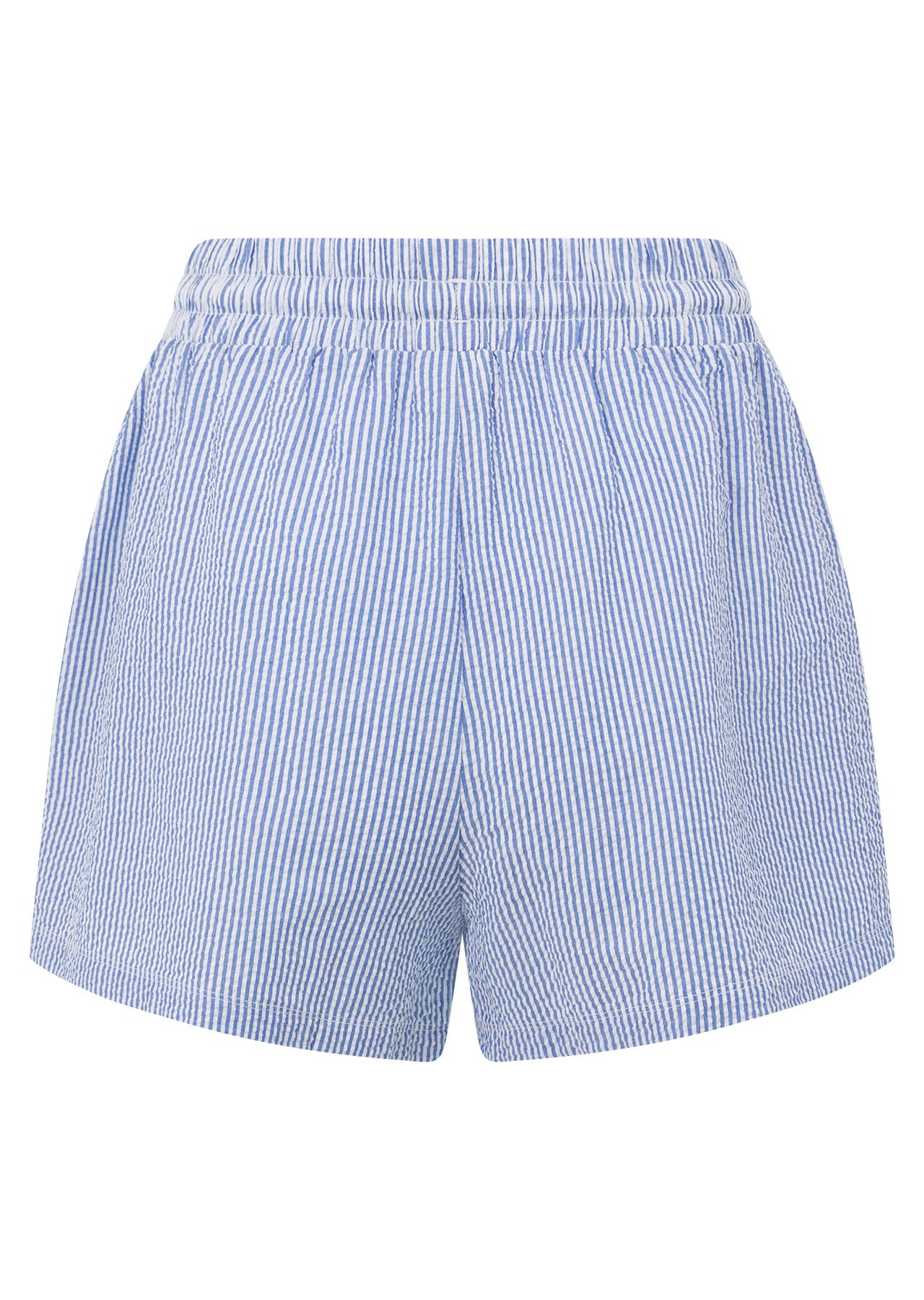 Lorna Jane Country Club Seersucker Shorts - Blue Stripe