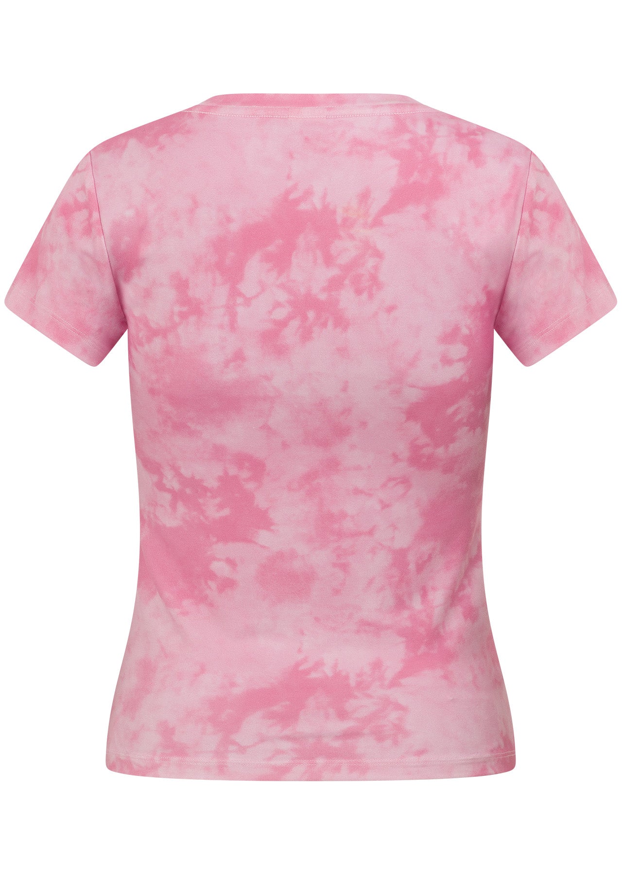 Lorna Jane Active Living Slim T-Shirt - Sweet Pink Tie Dye Print