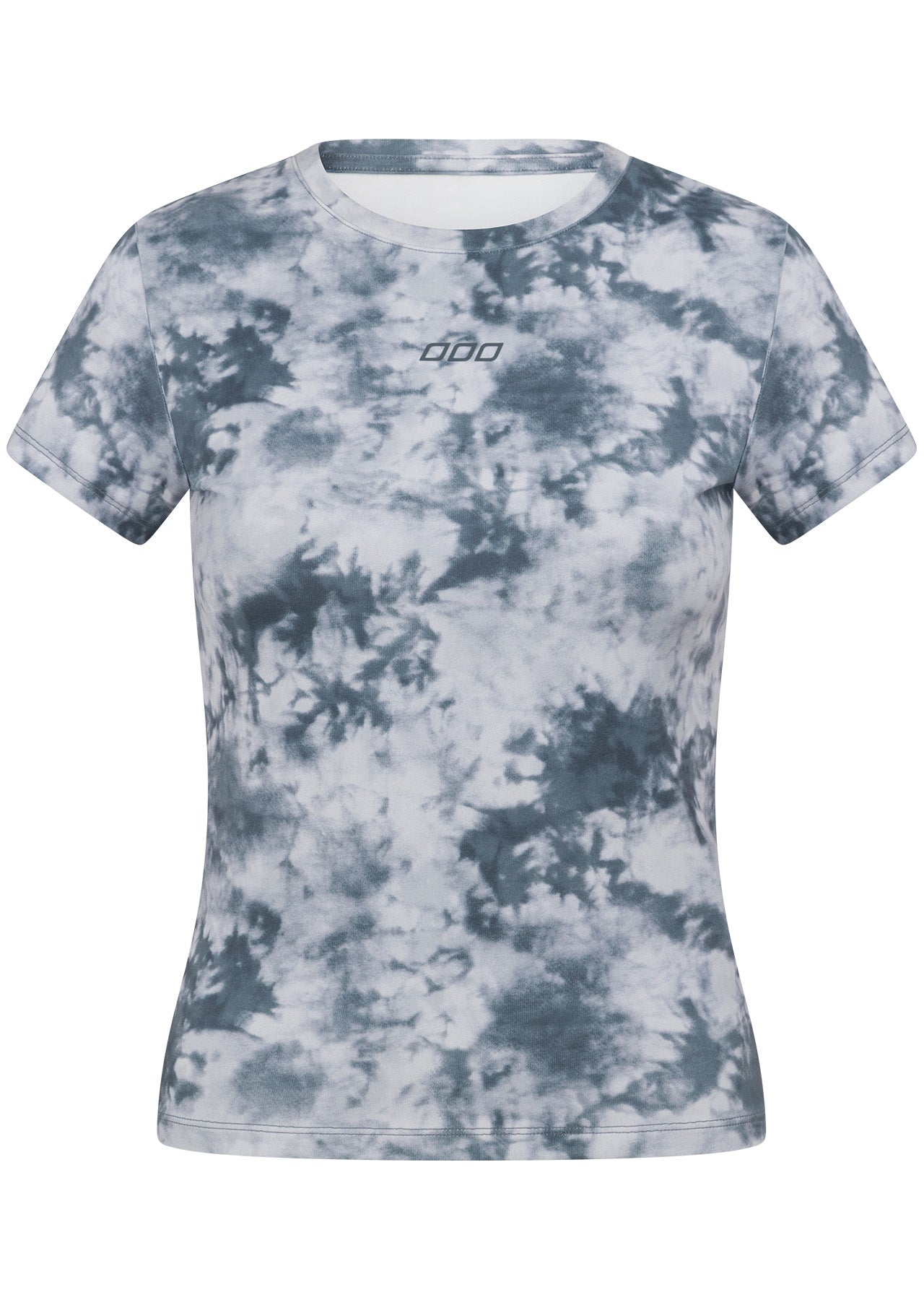 Lorna Jane Active Living Slim T-Shirt - Titanium Tie Dye Print