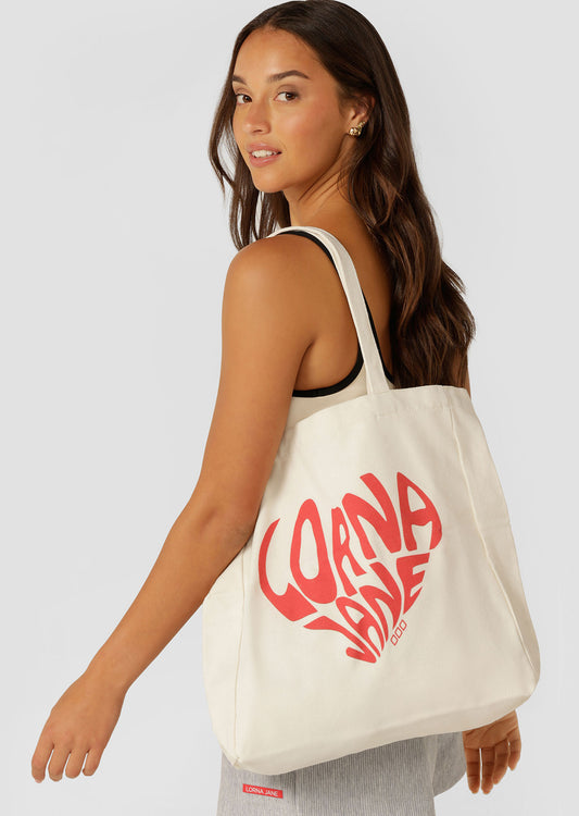 Lorna Jane Charity Love Tote Bag - Canvas