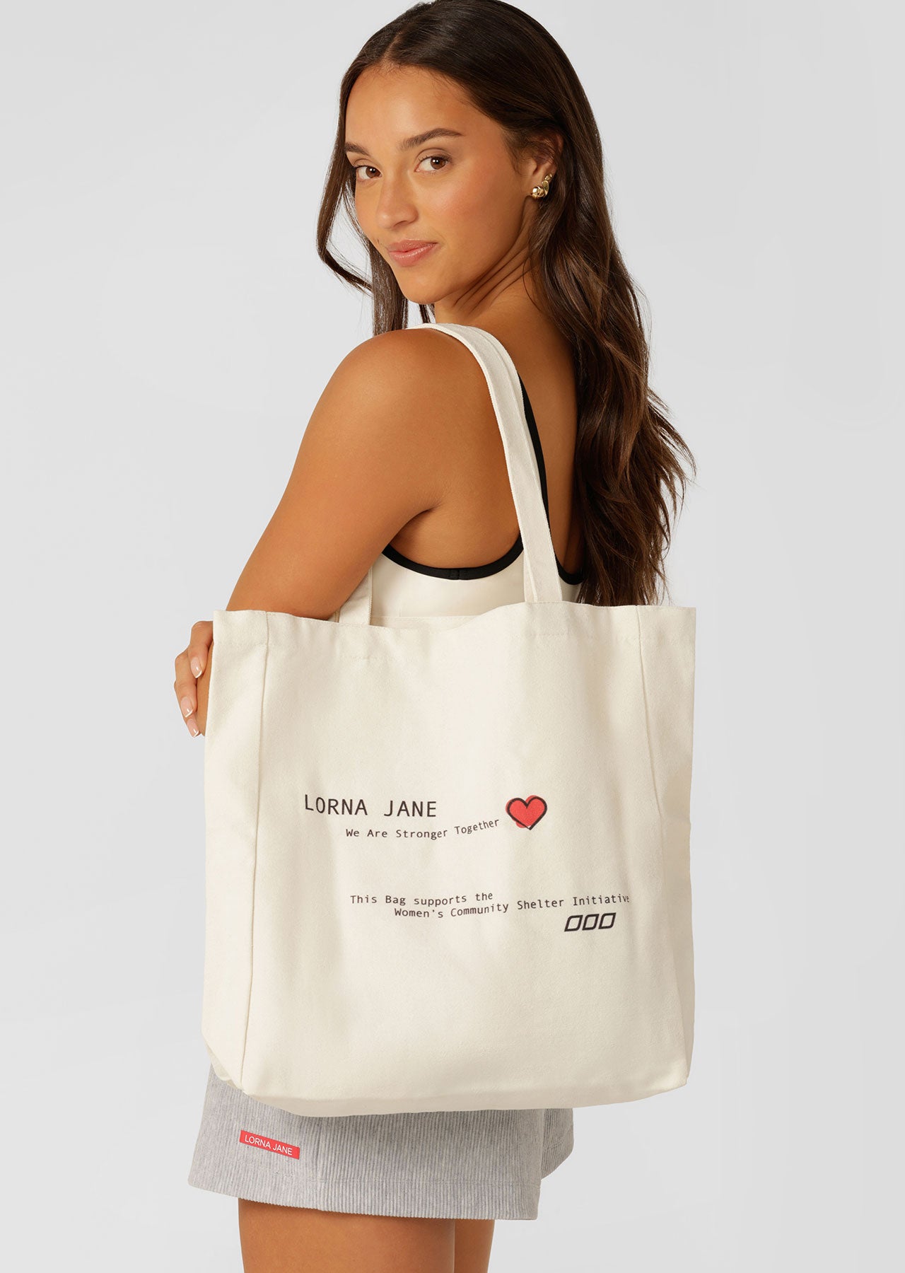 Lorna Jane Charity Love Tote Bag - Canvas