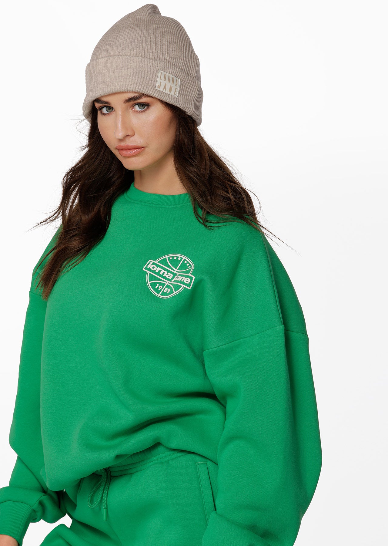 Lorna Jane Road Trip Knit Beanie - Off White