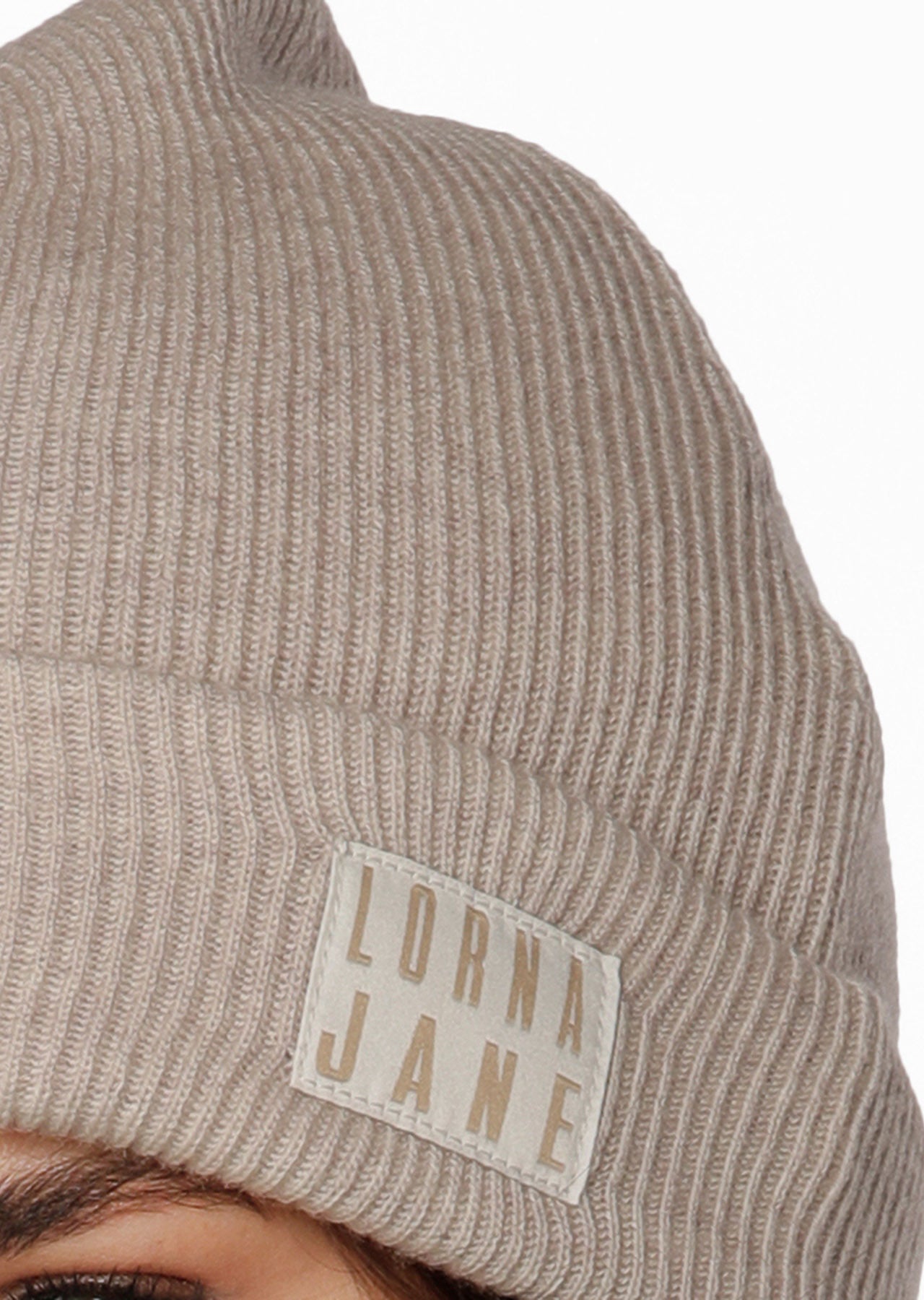 Lorna Jane Road Trip Knit Beanie - Off White