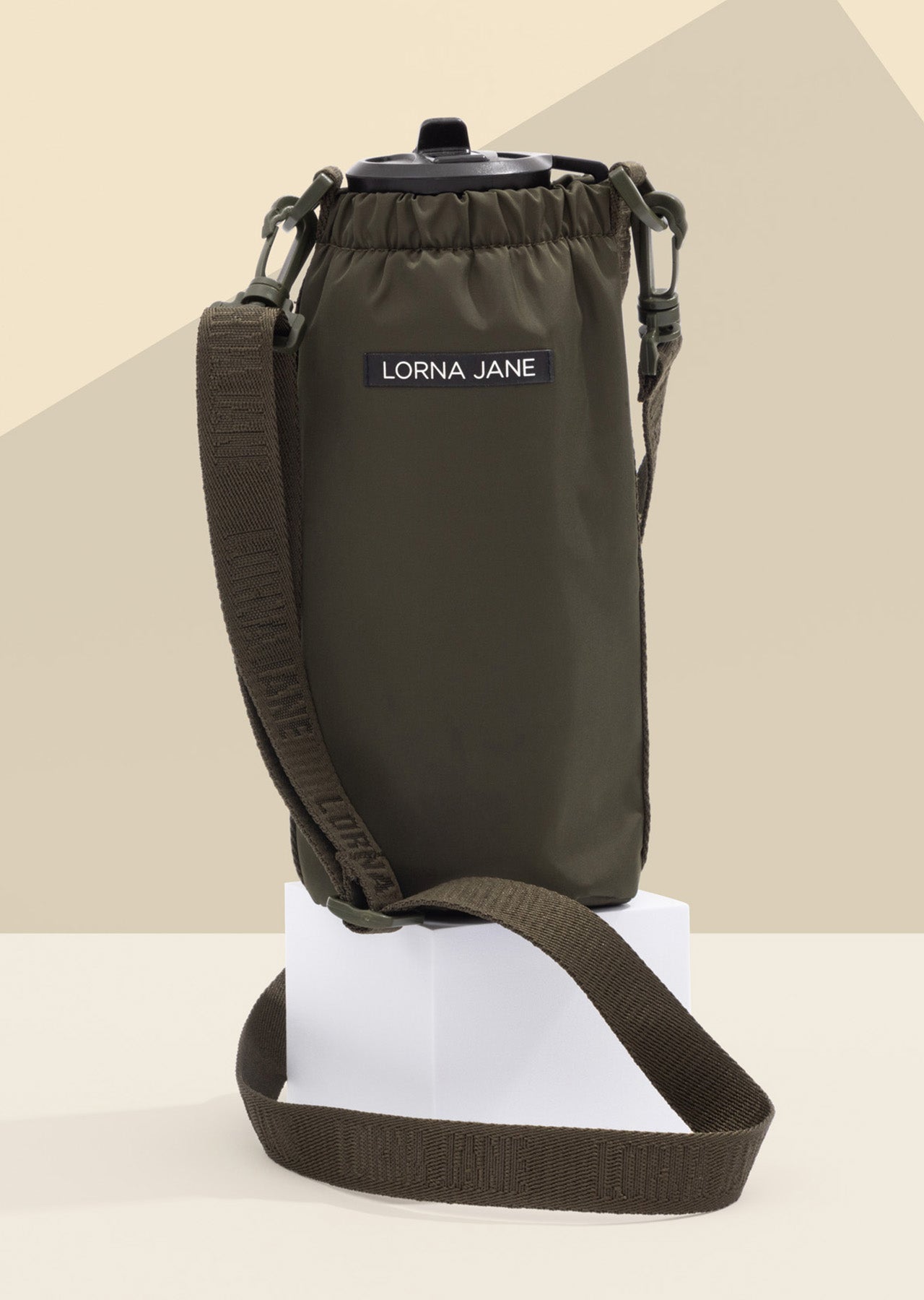 Lorna Jane Active Crossbody Water Bottle Bag - Luxury Green