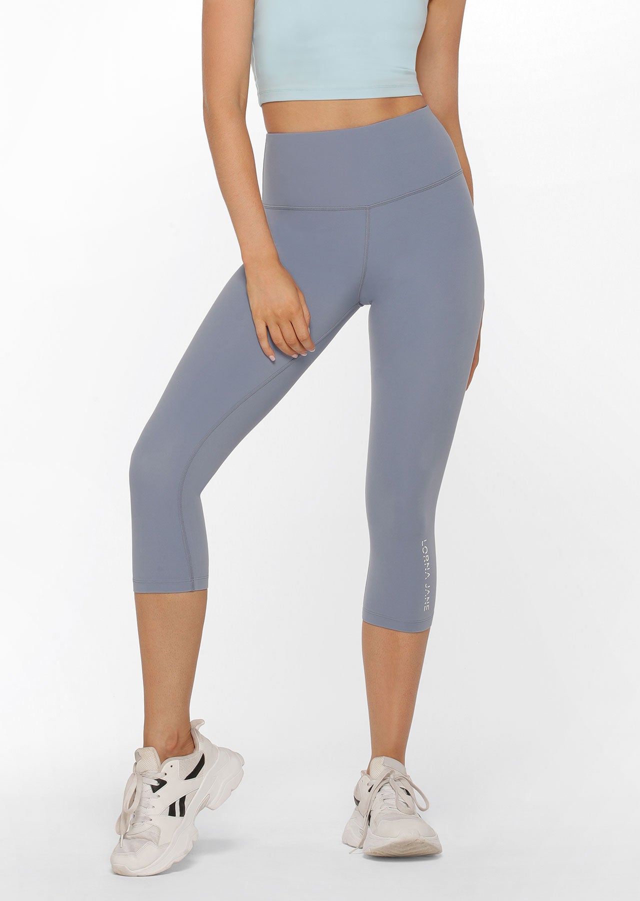 Lorna Jane Lotus 7/8 Leggings - Gravity Grey