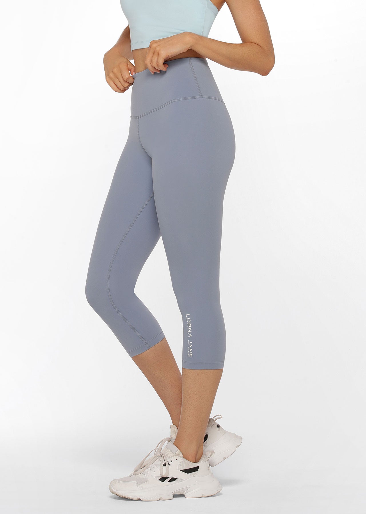 Lorna Jane Lotus 7/8 Leggings - Gravity Grey