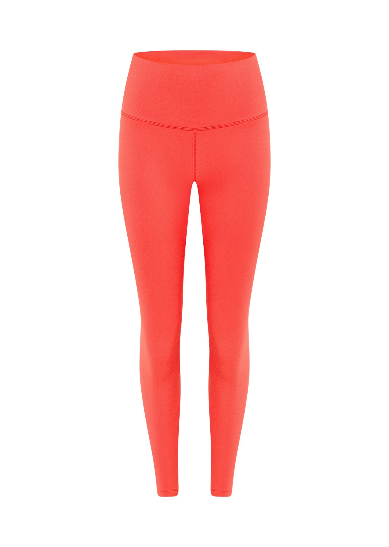 Lorna Jane Hi-Fold Lotus Ankle Biter Leggings - Strawberry