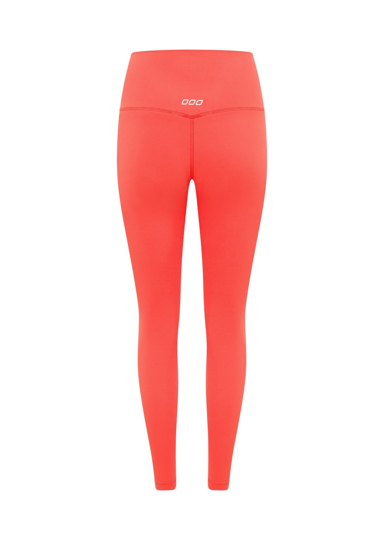 Lorna Jane Hi-Fold Lotus Ankle Biter Leggings - Strawberry