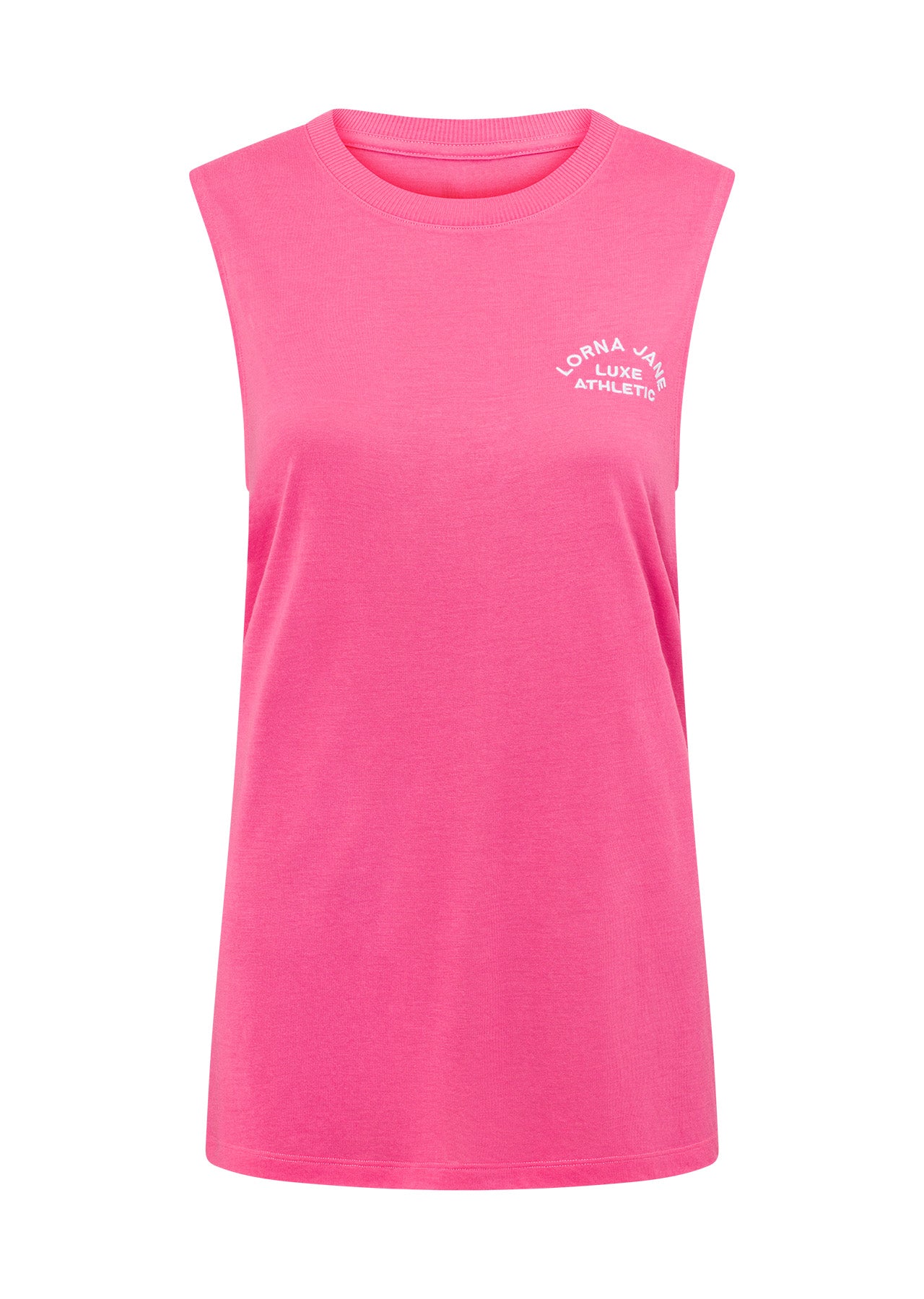 Lorna Jane Lotus Muscle Tank - Cameo Pink