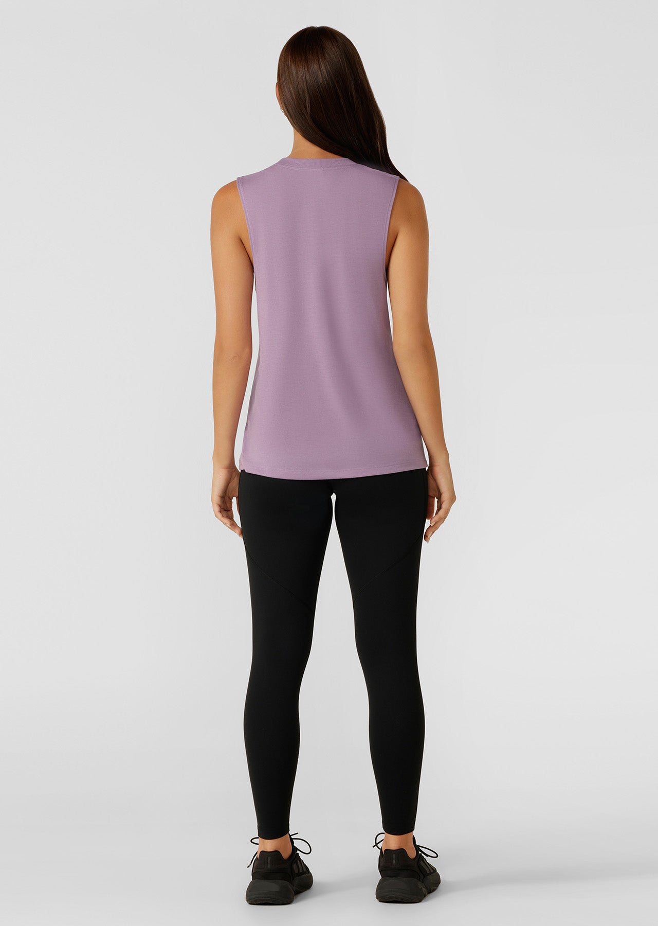 Lorna Jane Lotus Muscle Tank - Dusted Violet