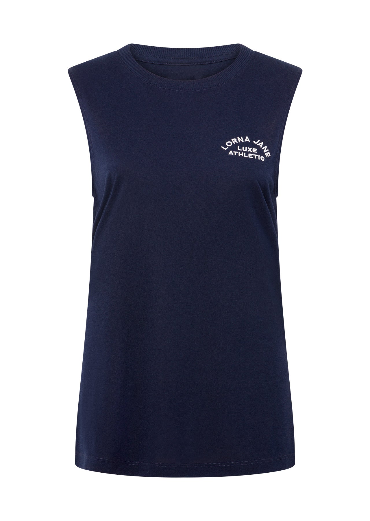Lorna Jane Lotus Muscle Tank - French Navy