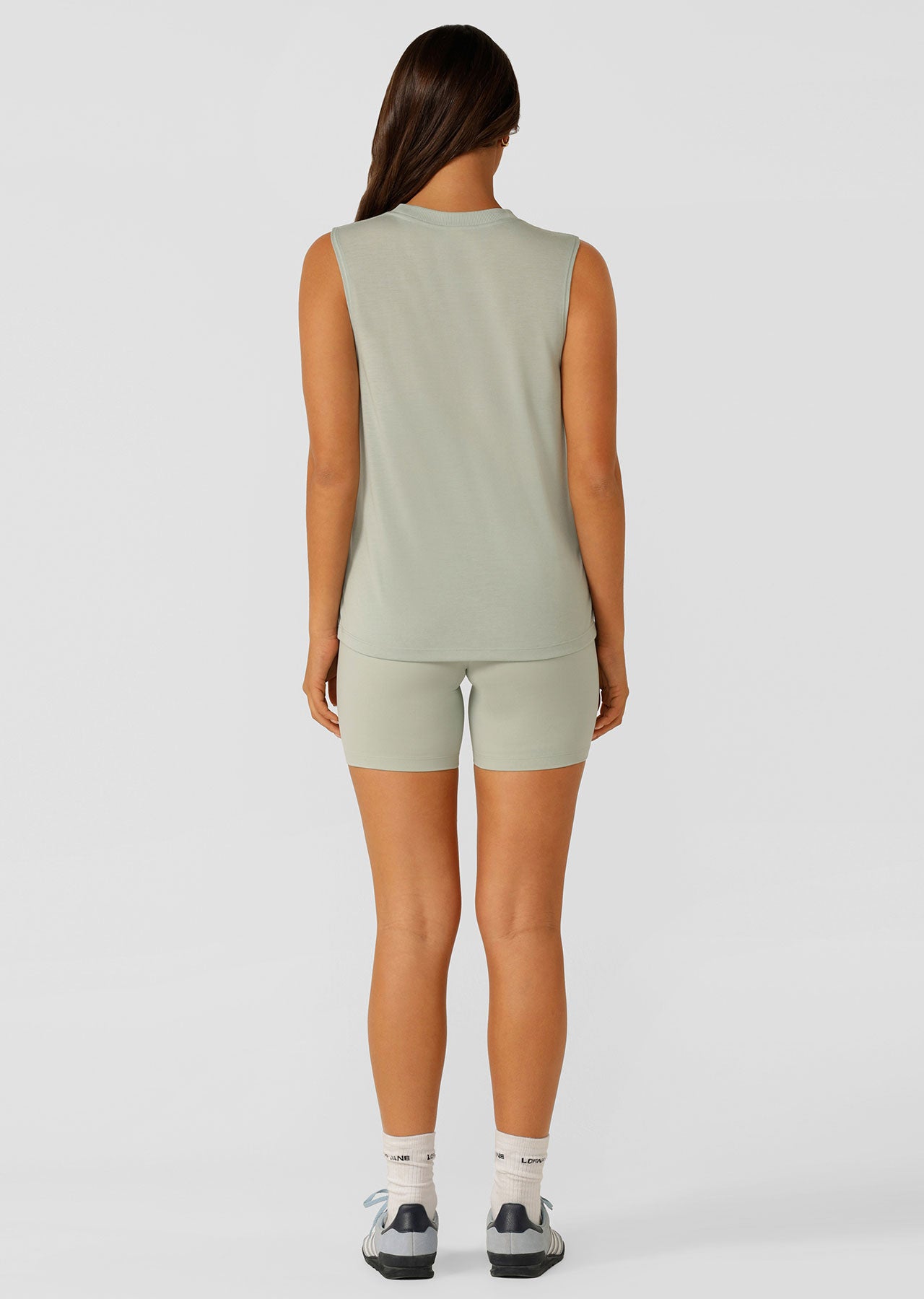 Lorna Jane Lotus Muscle Tank - Iced Matcha