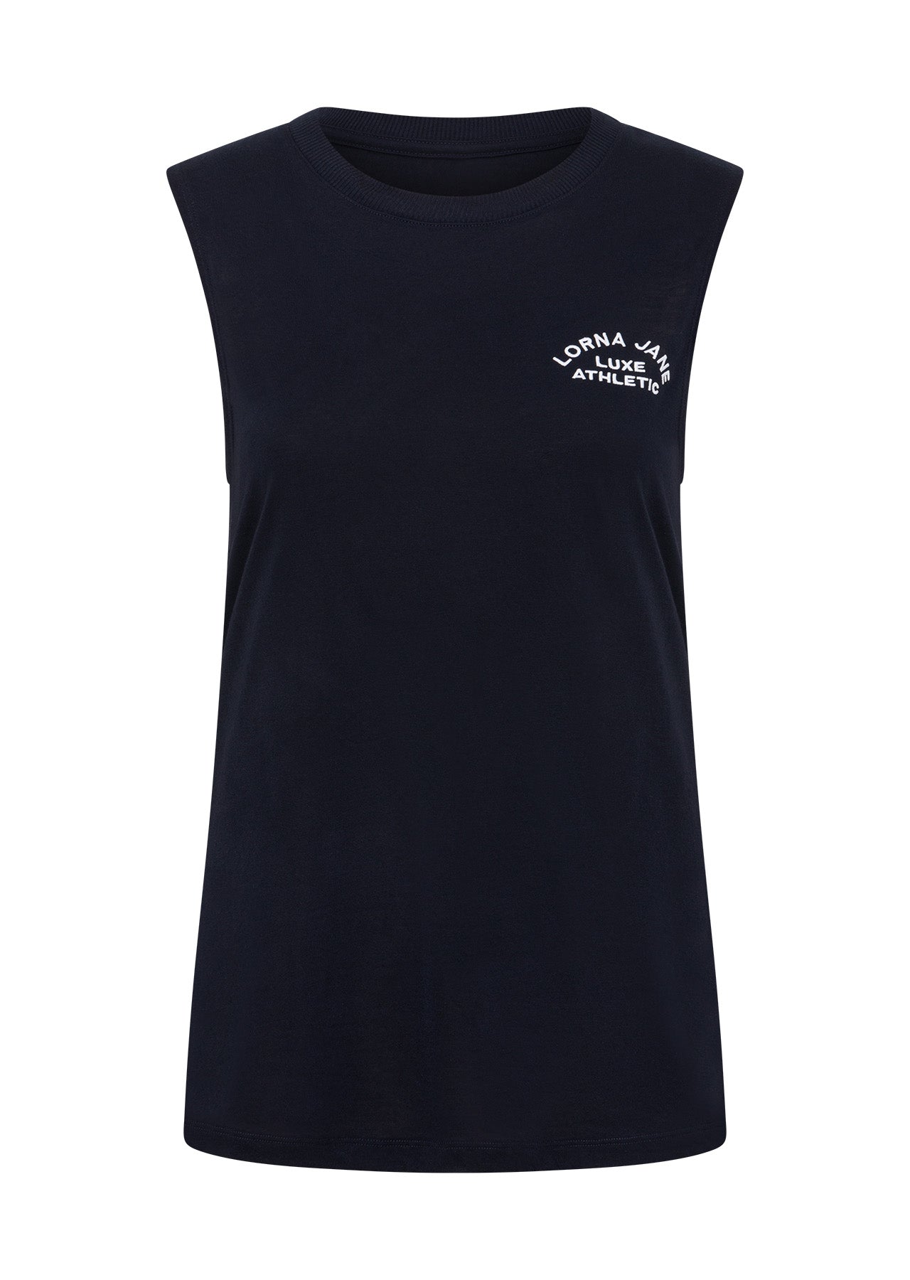 Lorna Jane Lotus Muscle Tank - Midnight Blue